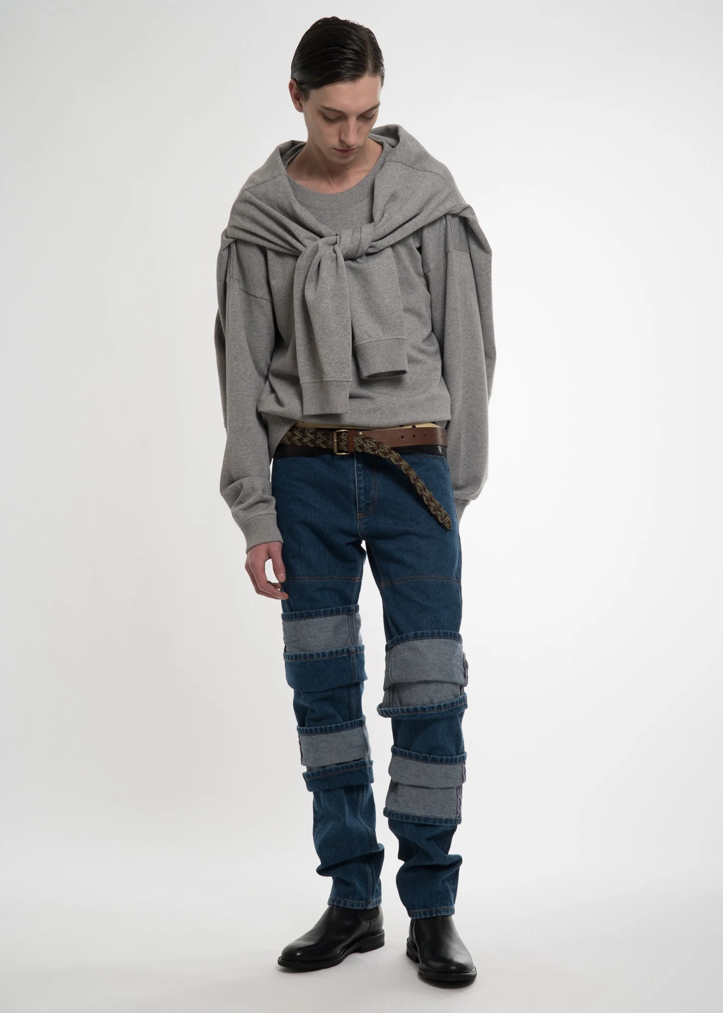 Grey Four Sleeve Sweatshirt - Image 2