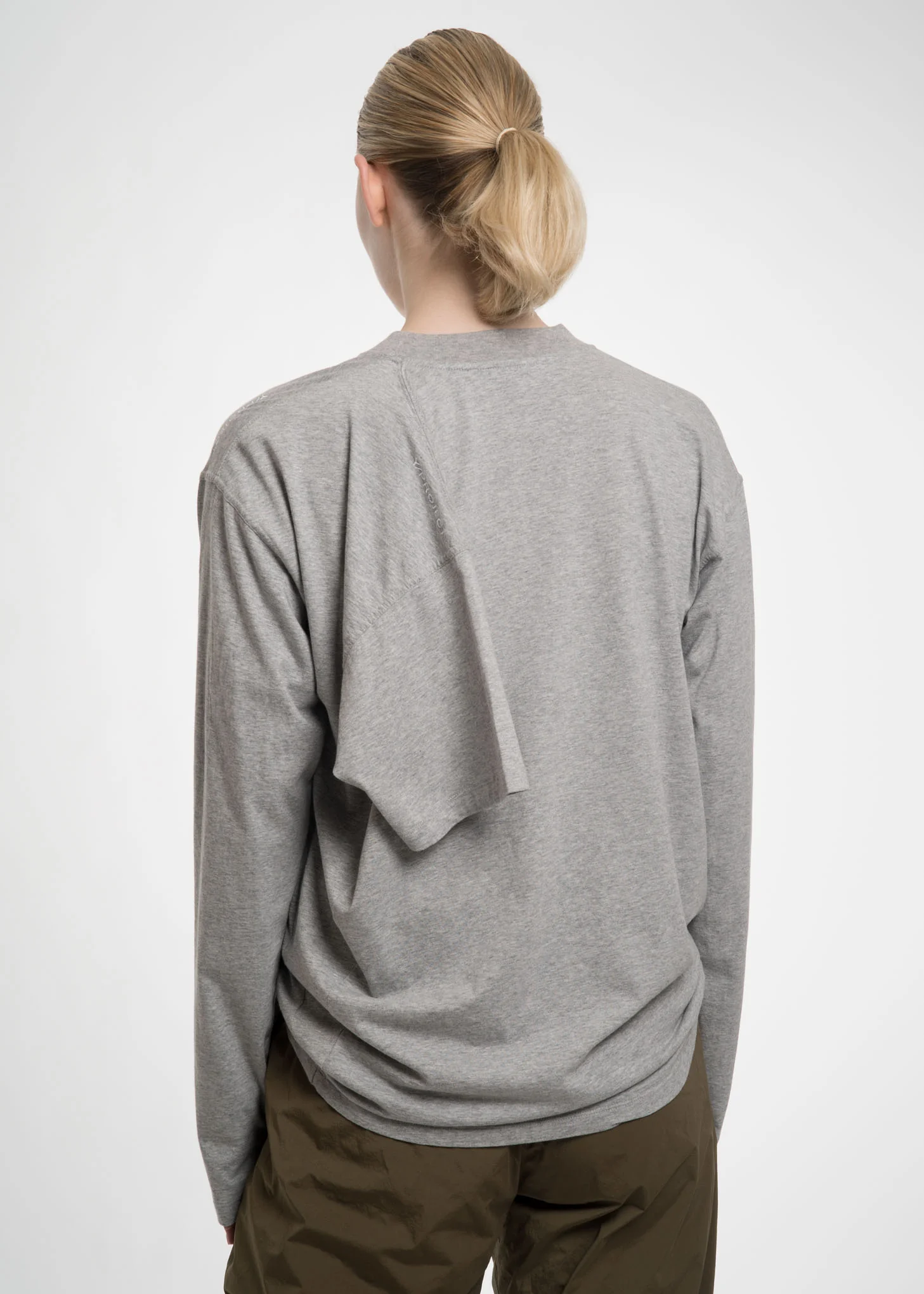Grey Four Sleeved T-Shirt - Image 4