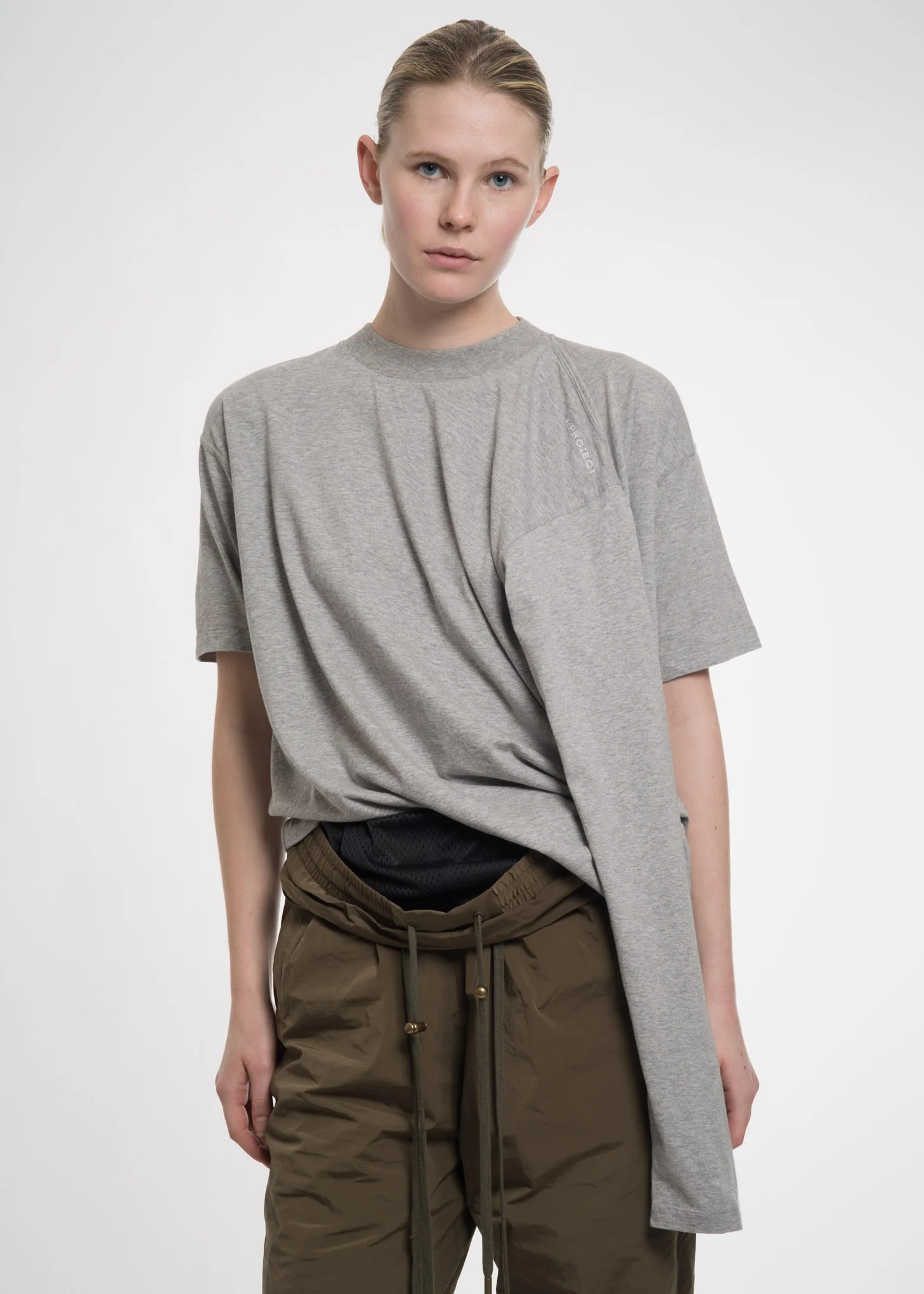 Grey Four Sleeved T-Shirt - Image 5