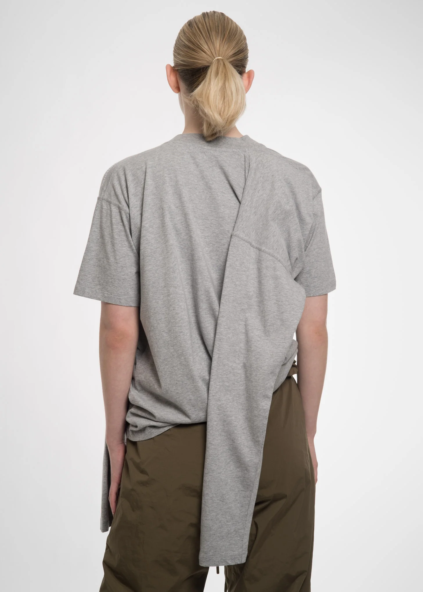 Grey Four Sleeved T-Shirt - Image 6