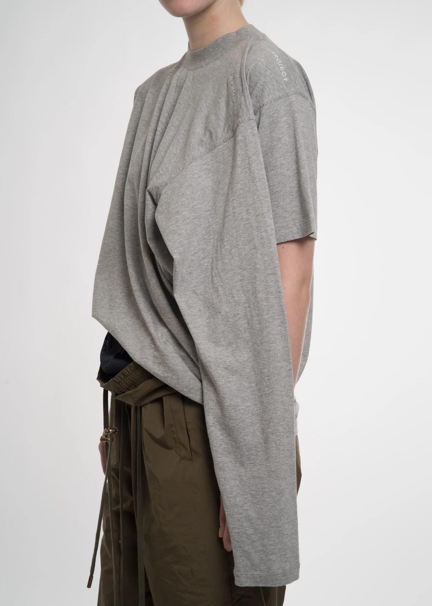 Grey Four Sleeved T-Shirt - Image 7