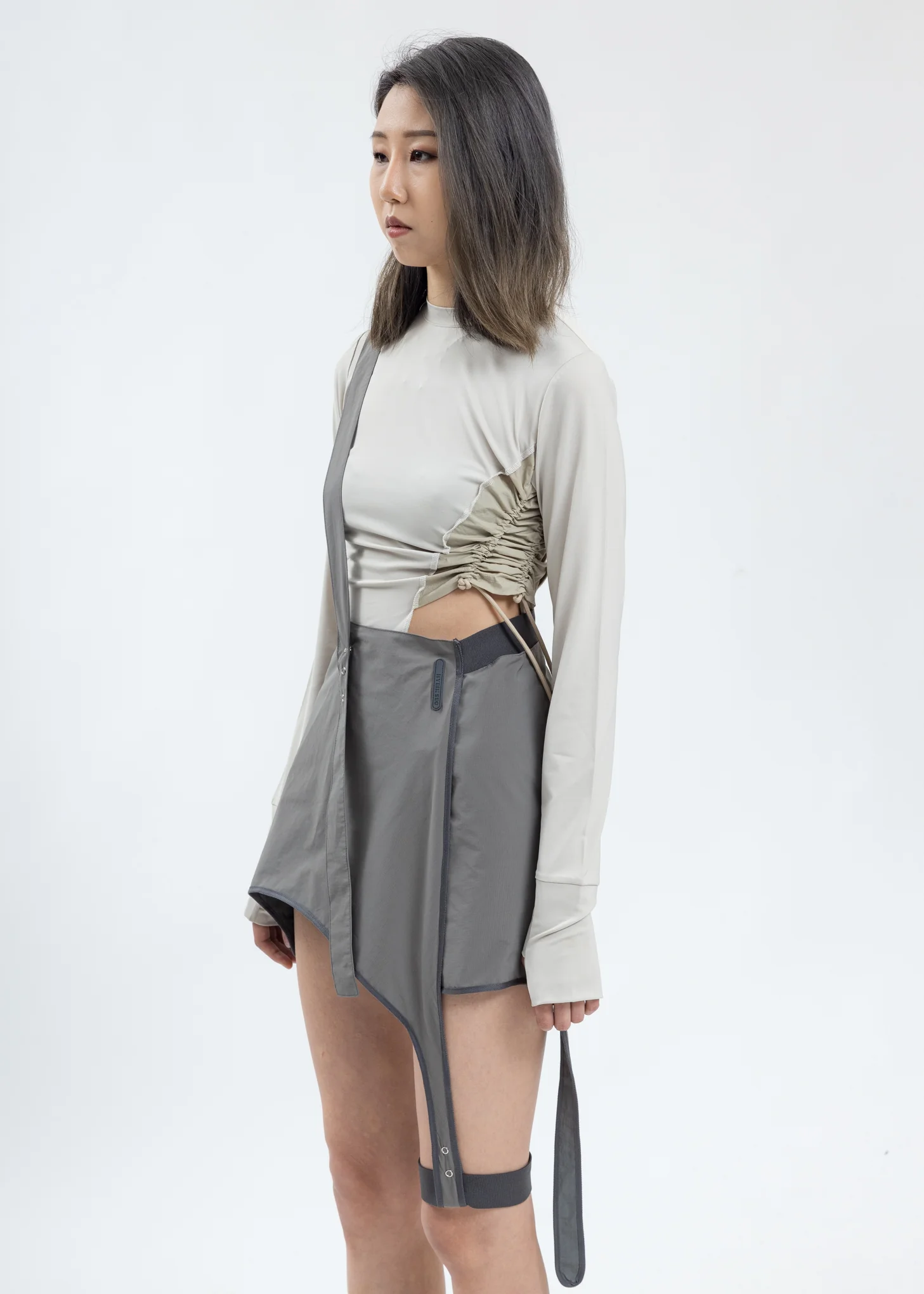 Grey Garter Skirt - Image 2