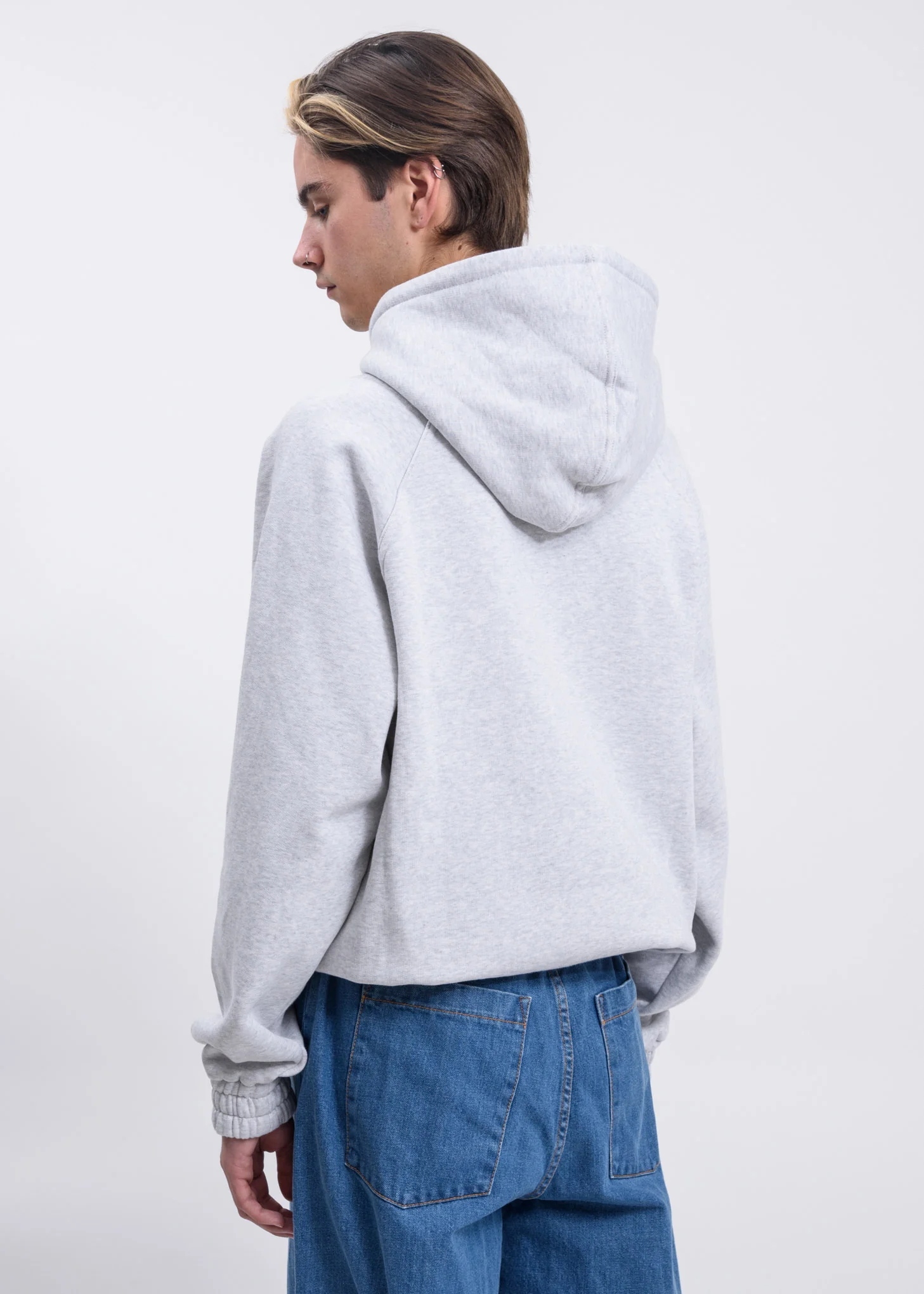 Grey Hoodie With SUNNEI Patch - Image 4