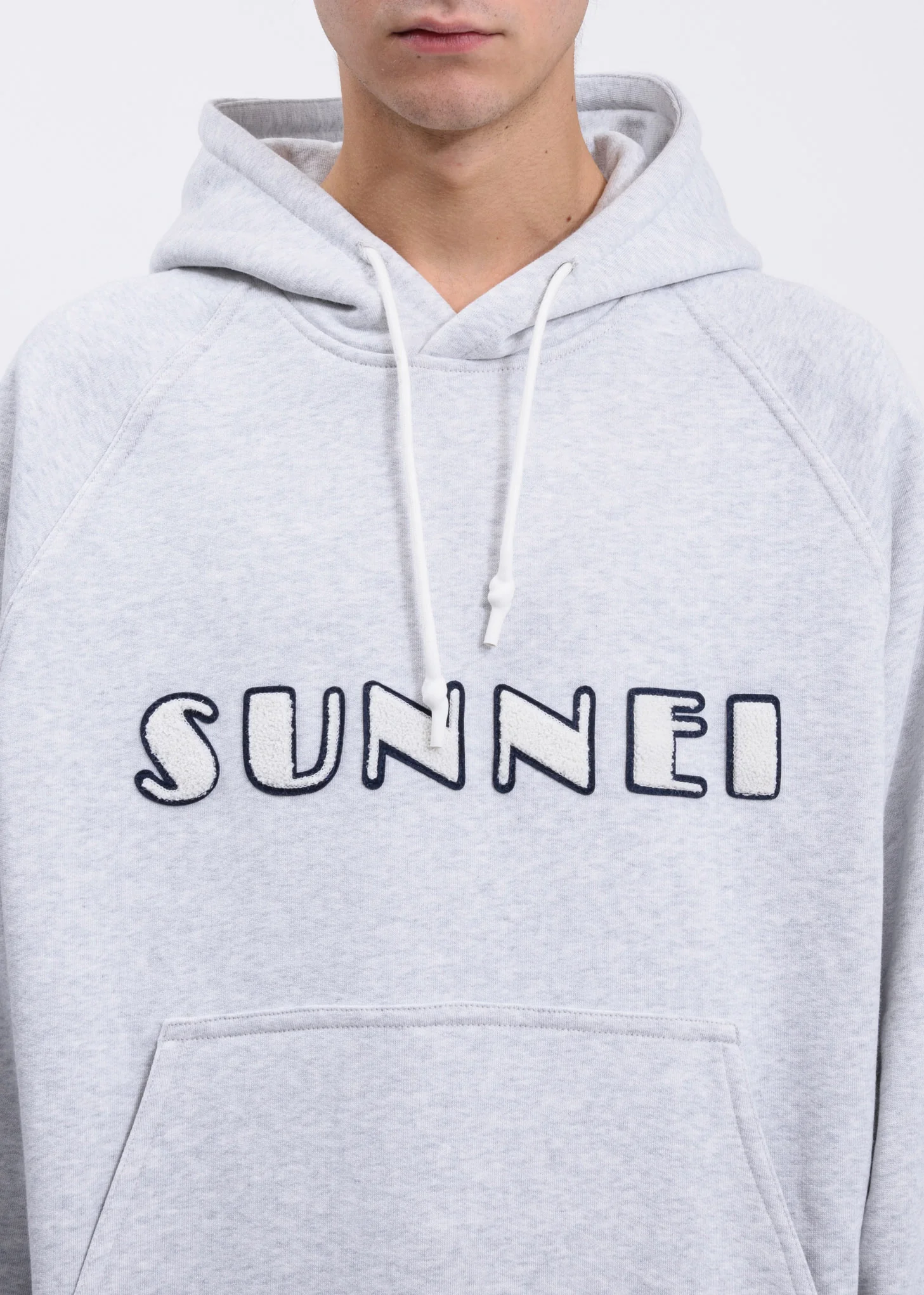 Grey Hoodie With SUNNEI Patch - Image 5