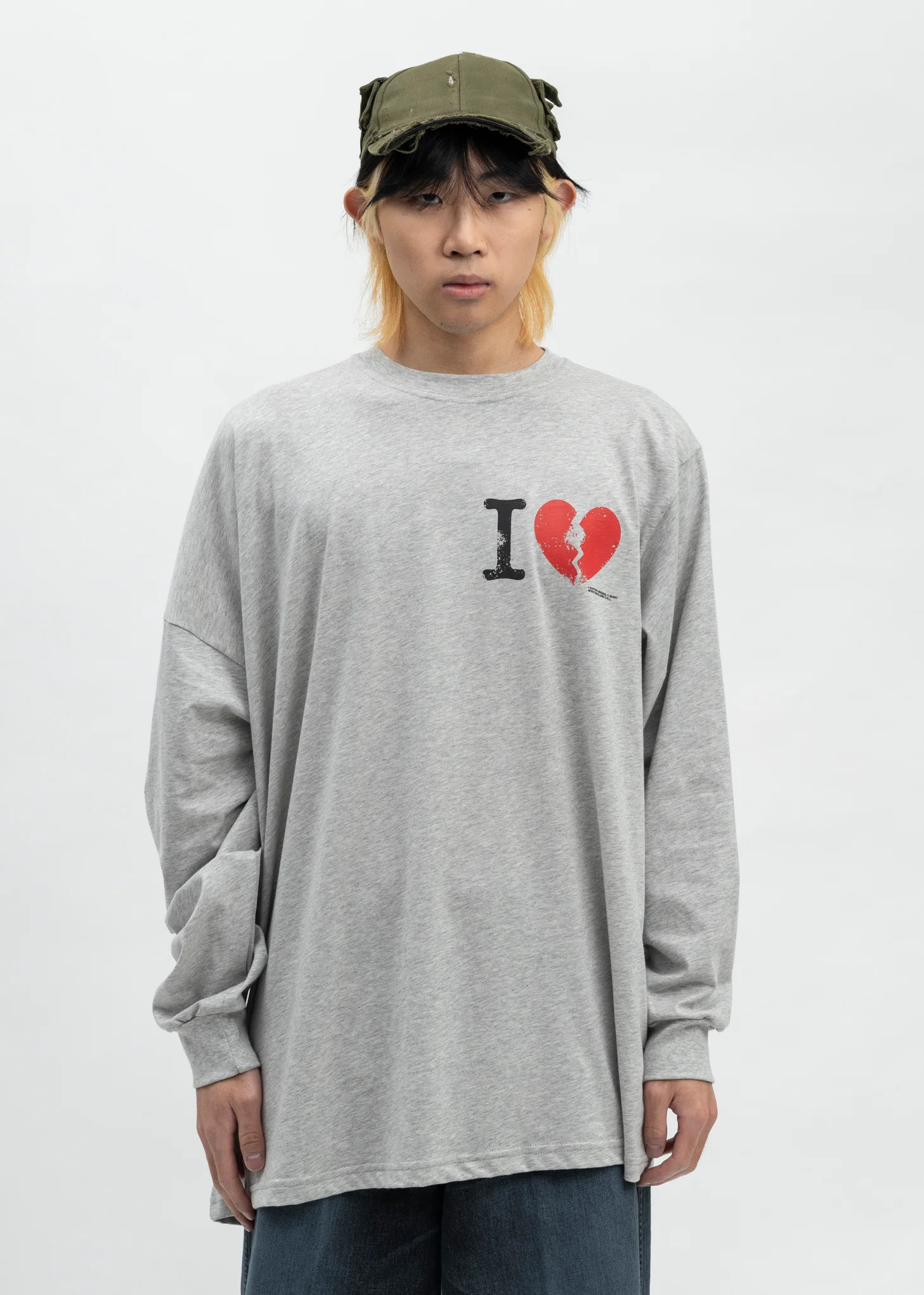 GREY I SUFFER LONG SLEEVE