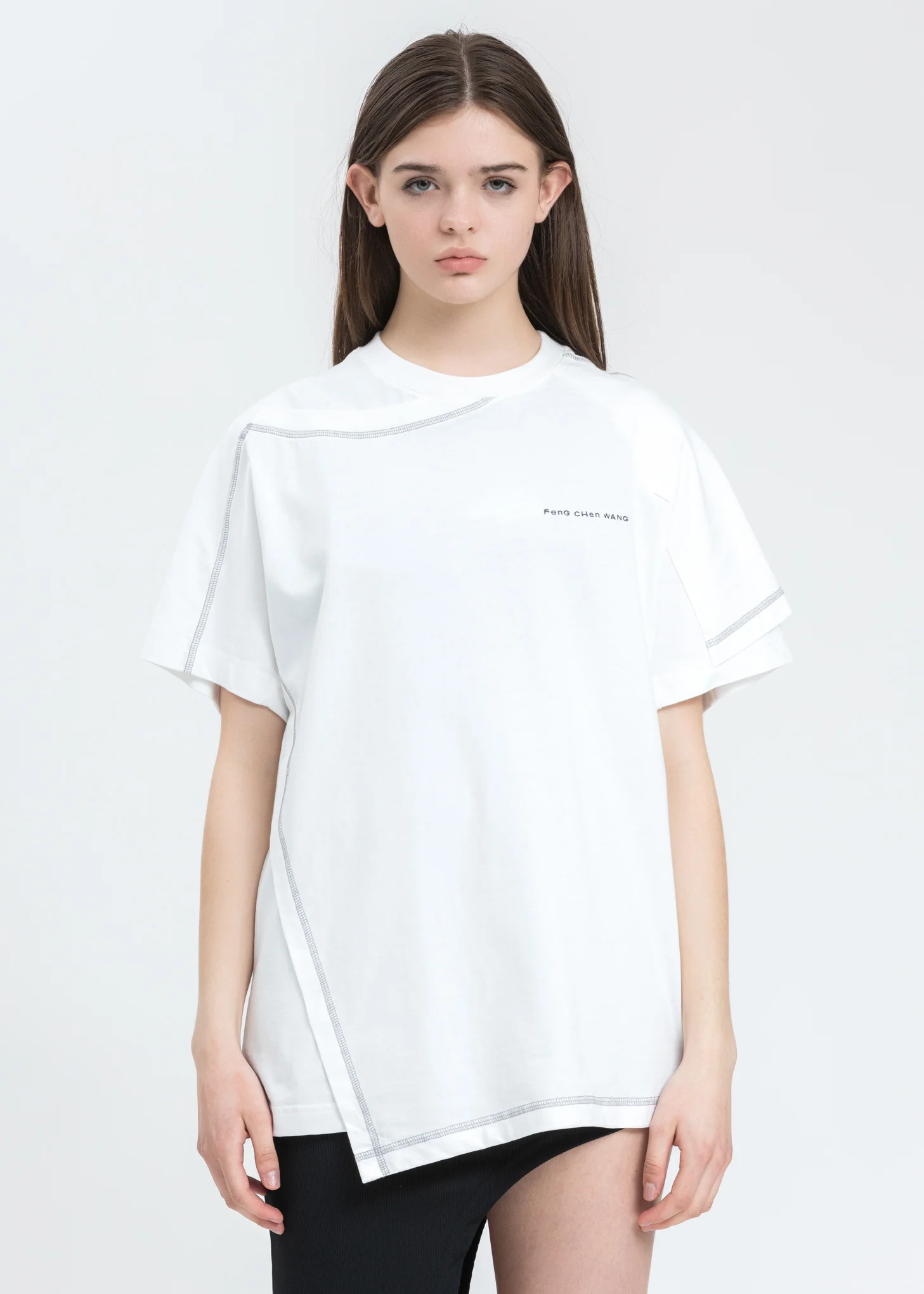 Grey Jersey 2 In 1 T-Shirt