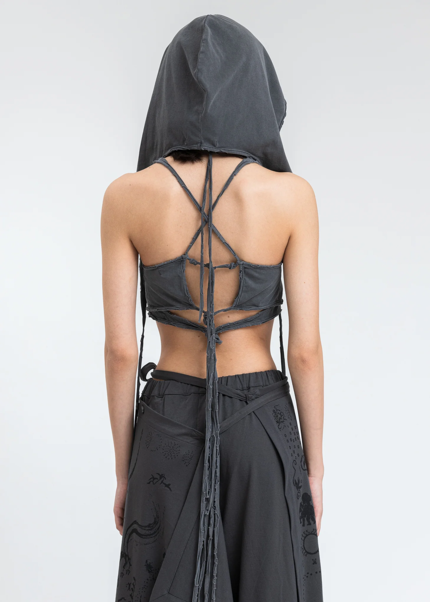 Grey Layered Halter Top - Image 5