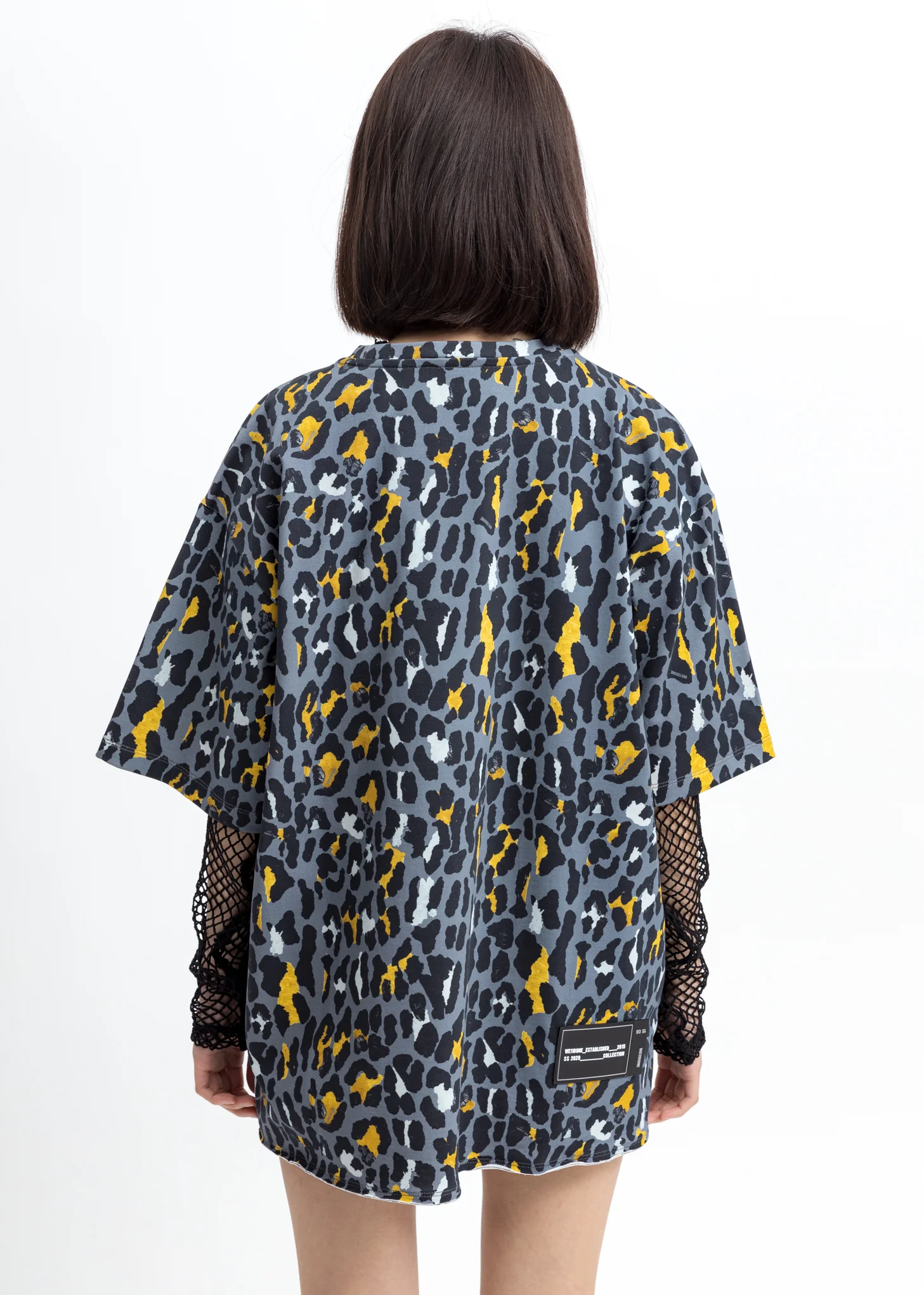 Grey Leopard T-Shirt - Image 3