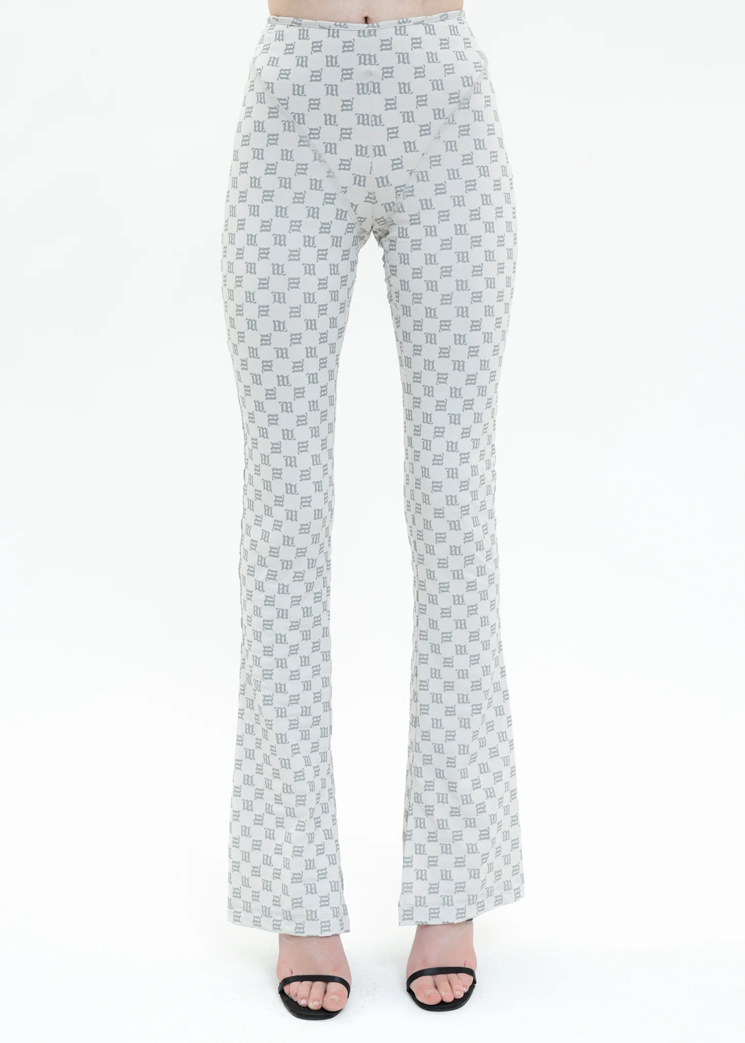 Grey Lingerie Signature Monogram REFLECTIVE Trousers