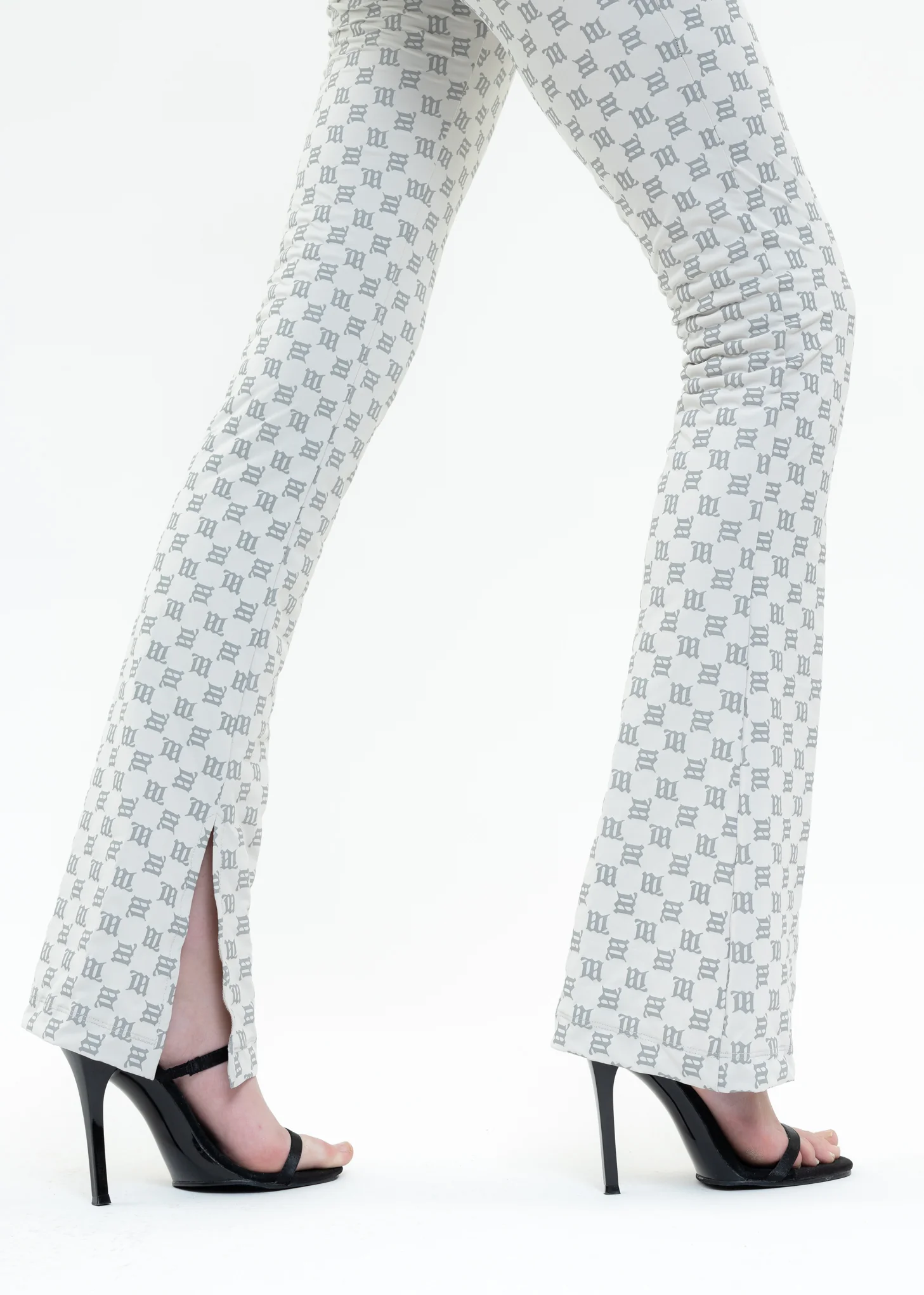 Grey Lingerie Signature Monogram REFLECTIVE Trousers - Image 3