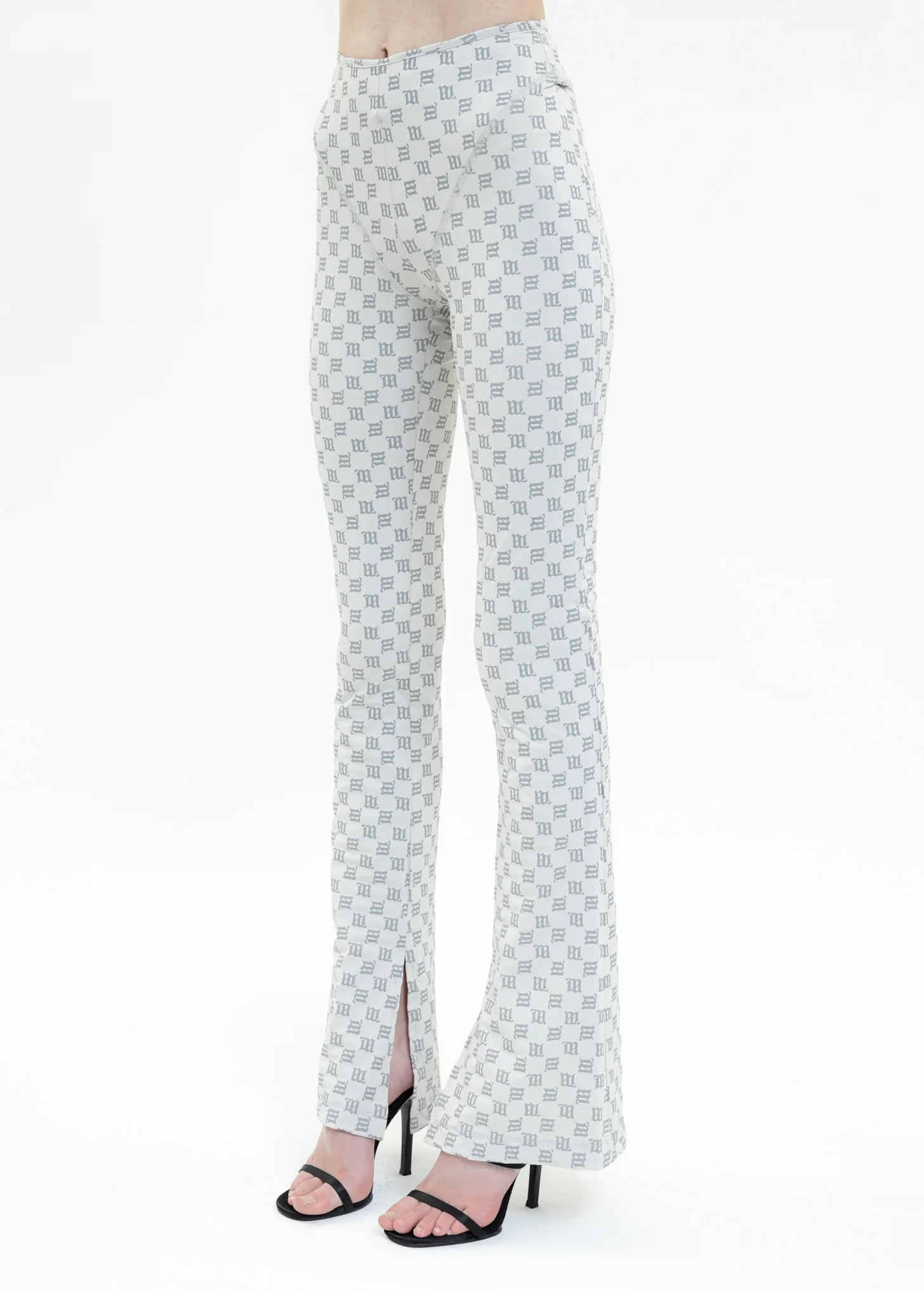 Grey Lingerie Signature Monogram REFLECTIVE Trousers - Image 4