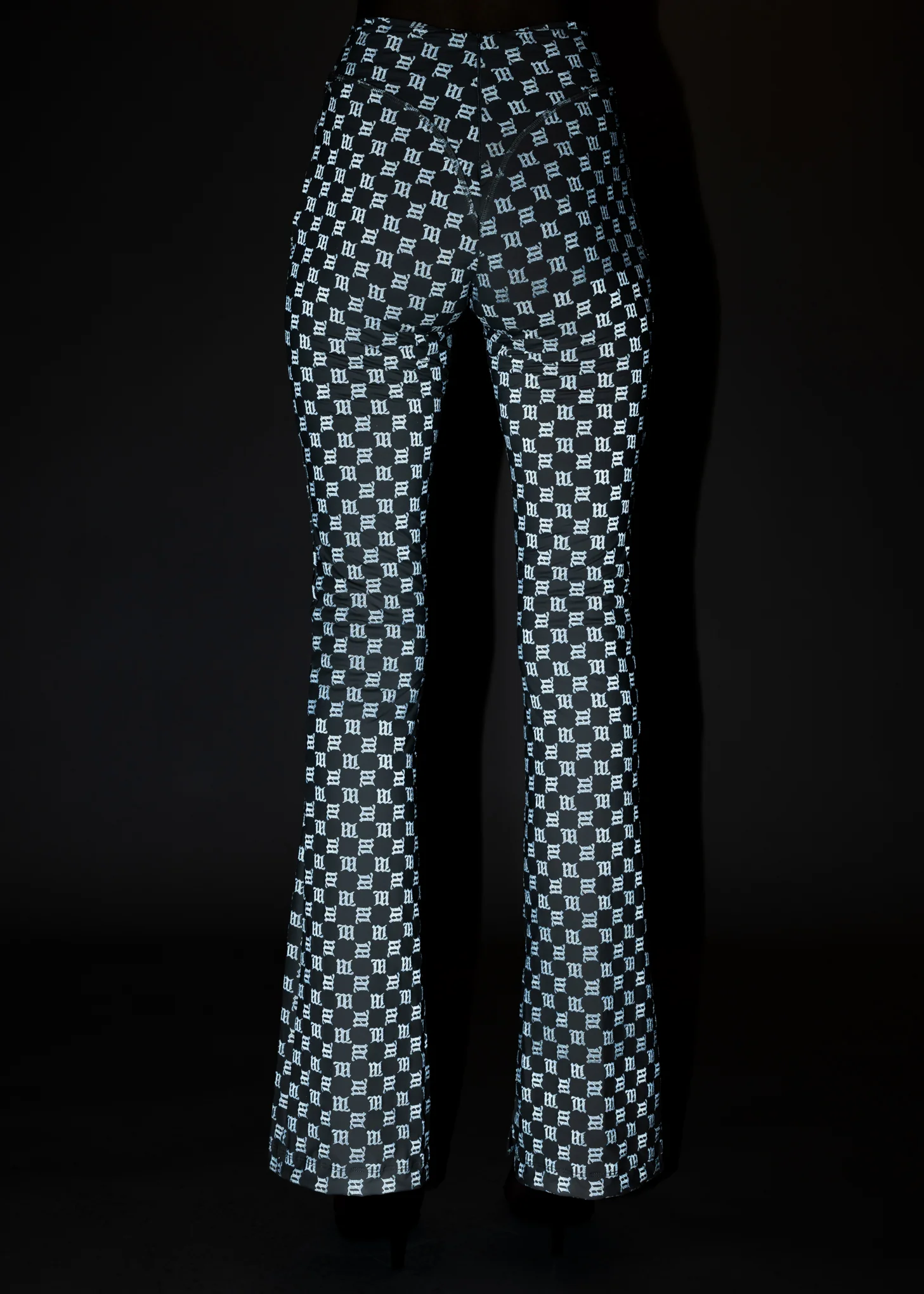 Grey Lingerie Signature Monogram REFLECTIVE Trousers - Image 7