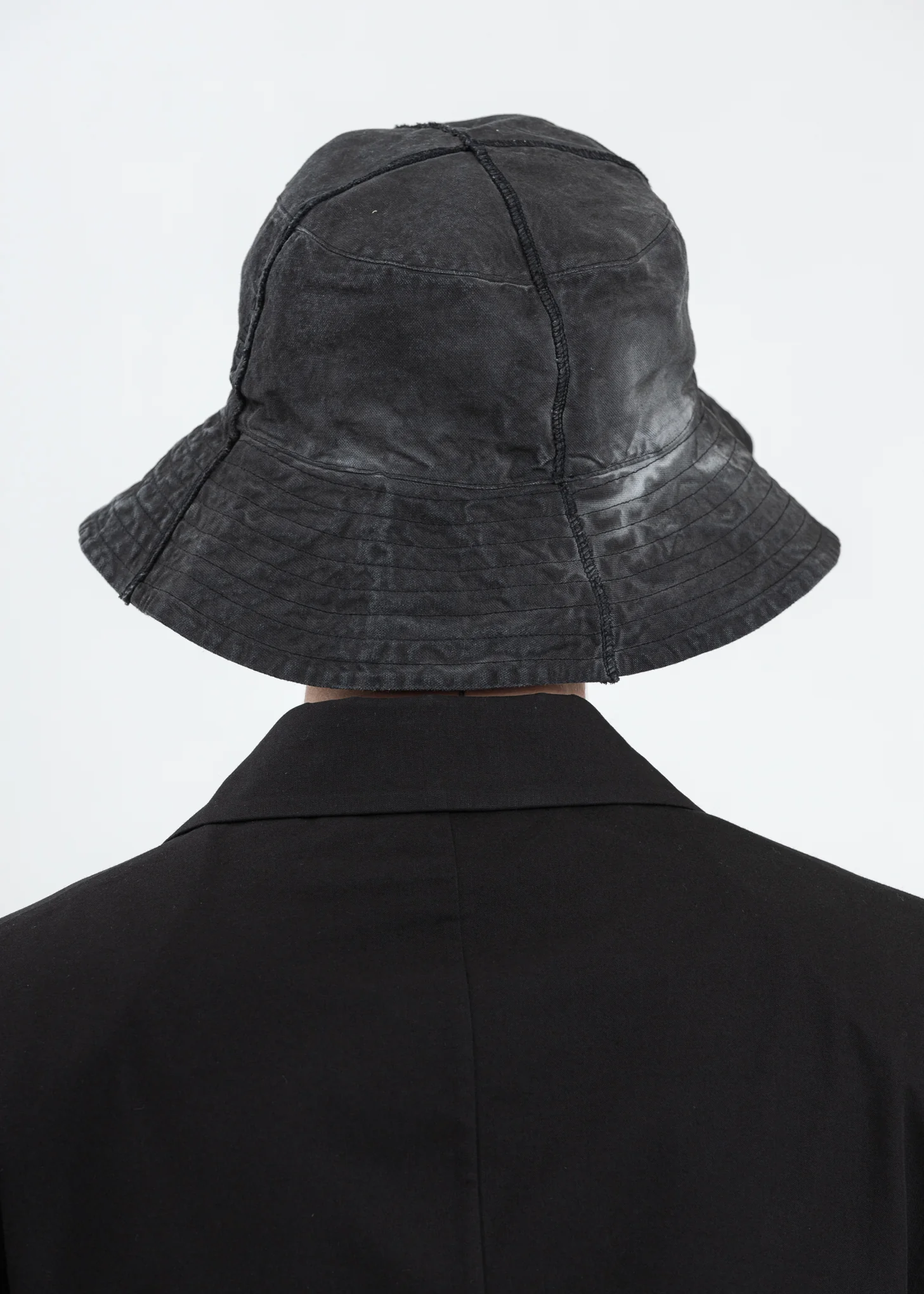 Grey Logo Bucket Hat - Image 3