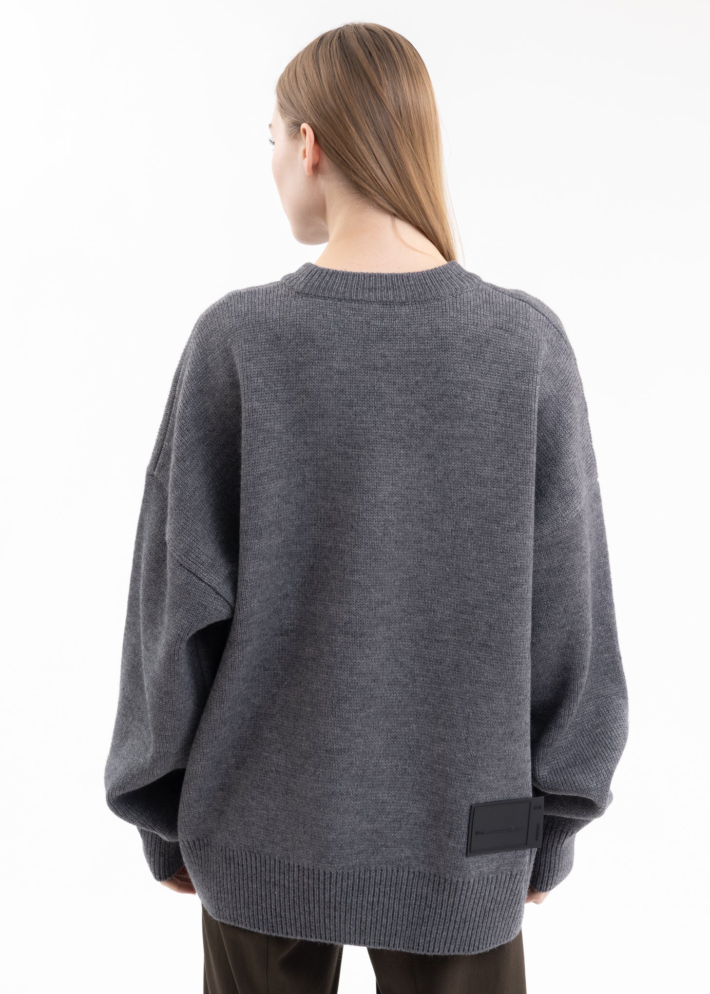 GREY LOGO JQD SWEATER - Image 2