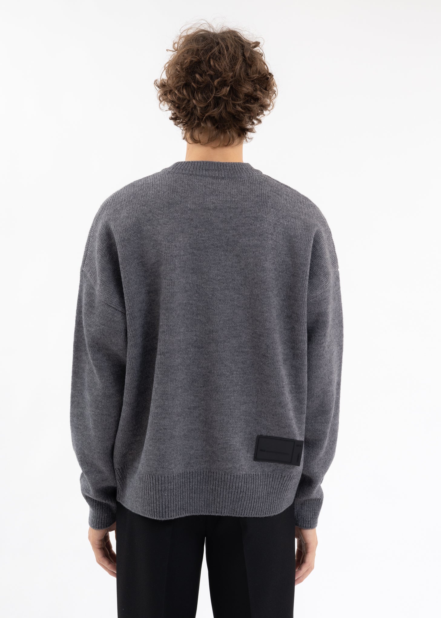 GREY LOGO JQD SWEATER - Image 2