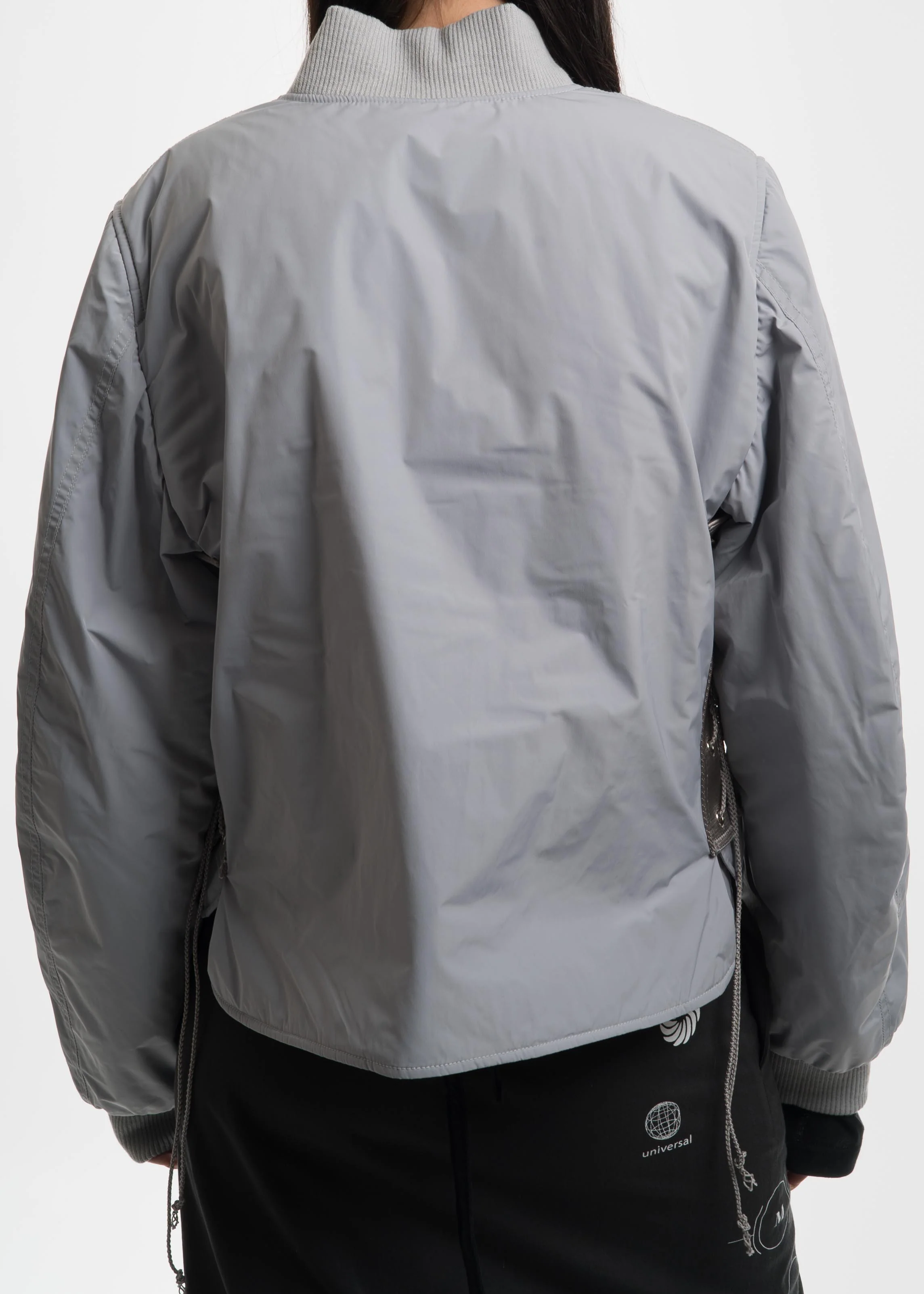 Grey MA-1 with Cigarette Pouch - Image 4