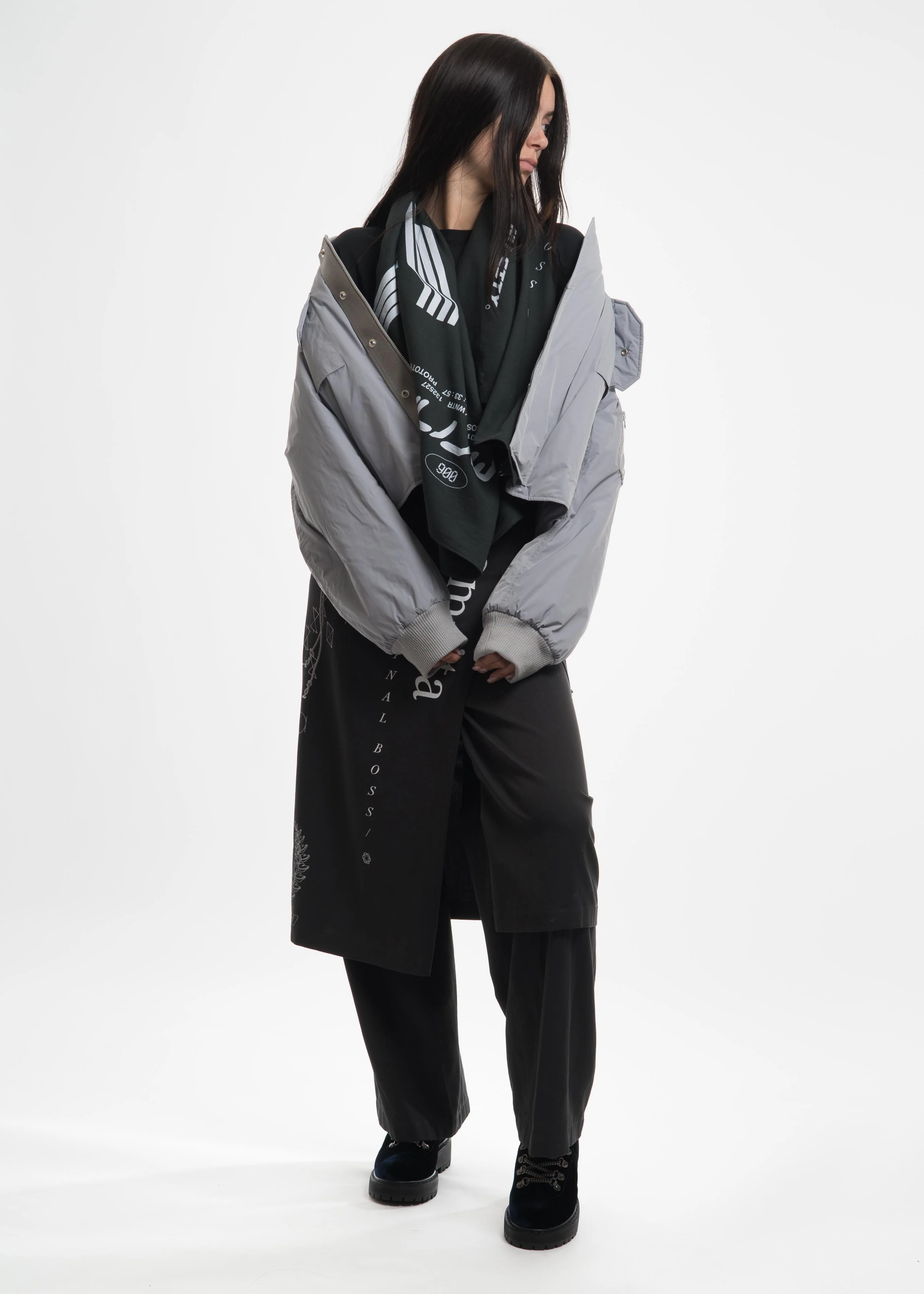 Grey MA-1 with Cigarette Pouch - Image 6