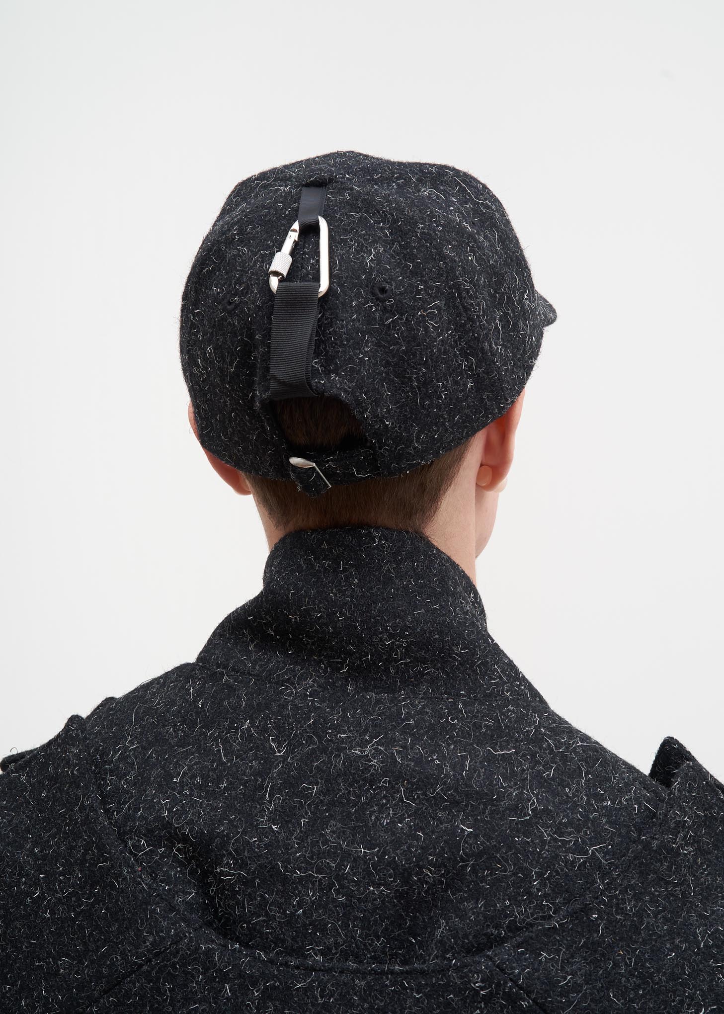 Grey Melange Wool Cap - Image 2