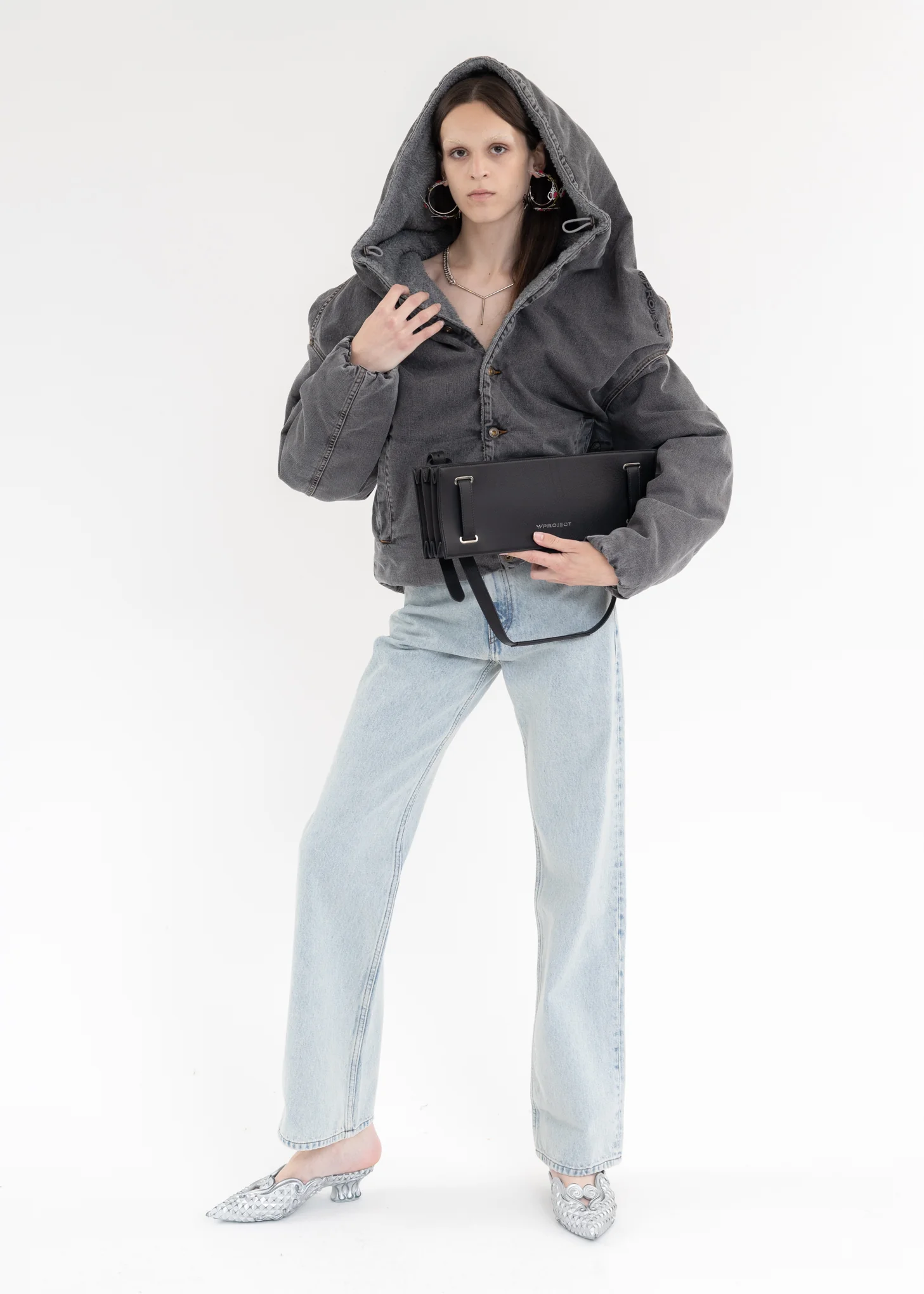 GREY MONSTER DENIM JACKET - Image 7
