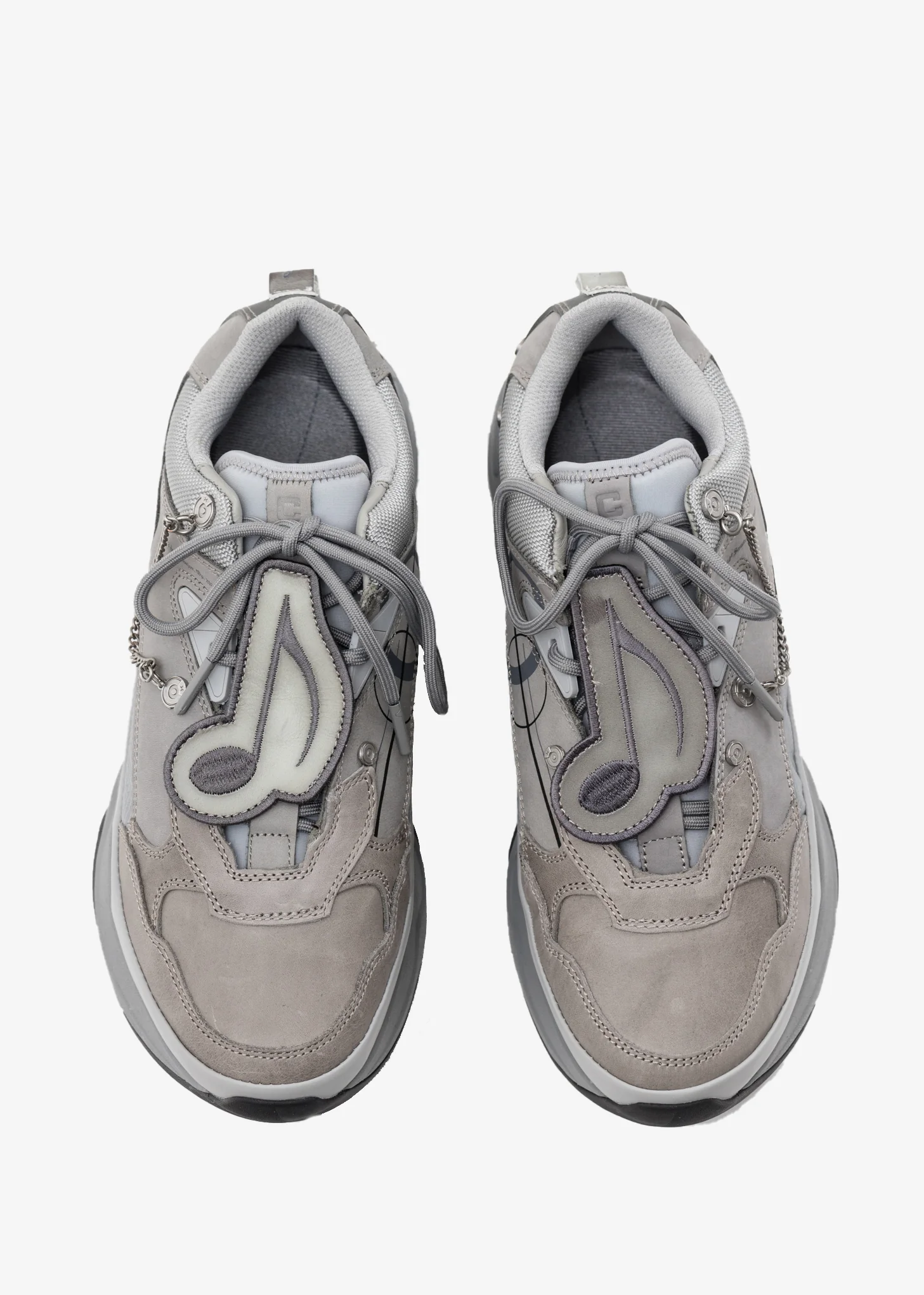 Grey 'My Own Private Planet' Quark Alpha Sneakers - Image 3