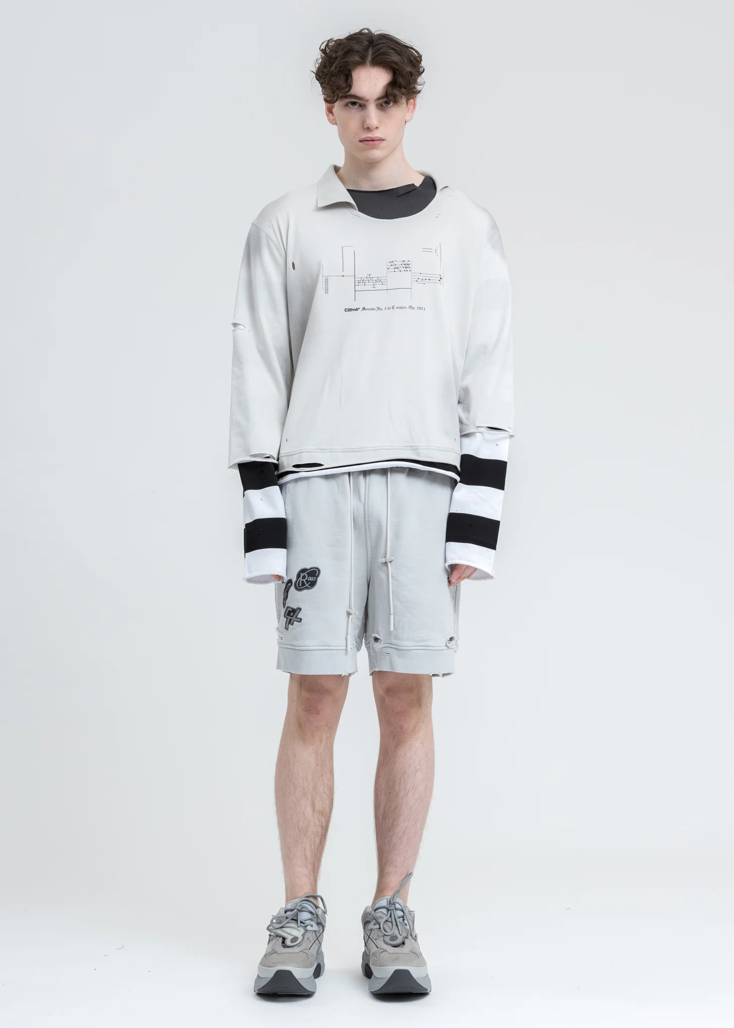 Grey 'My Own Private Planet' Quark Alpha Sneakers - Image 6
