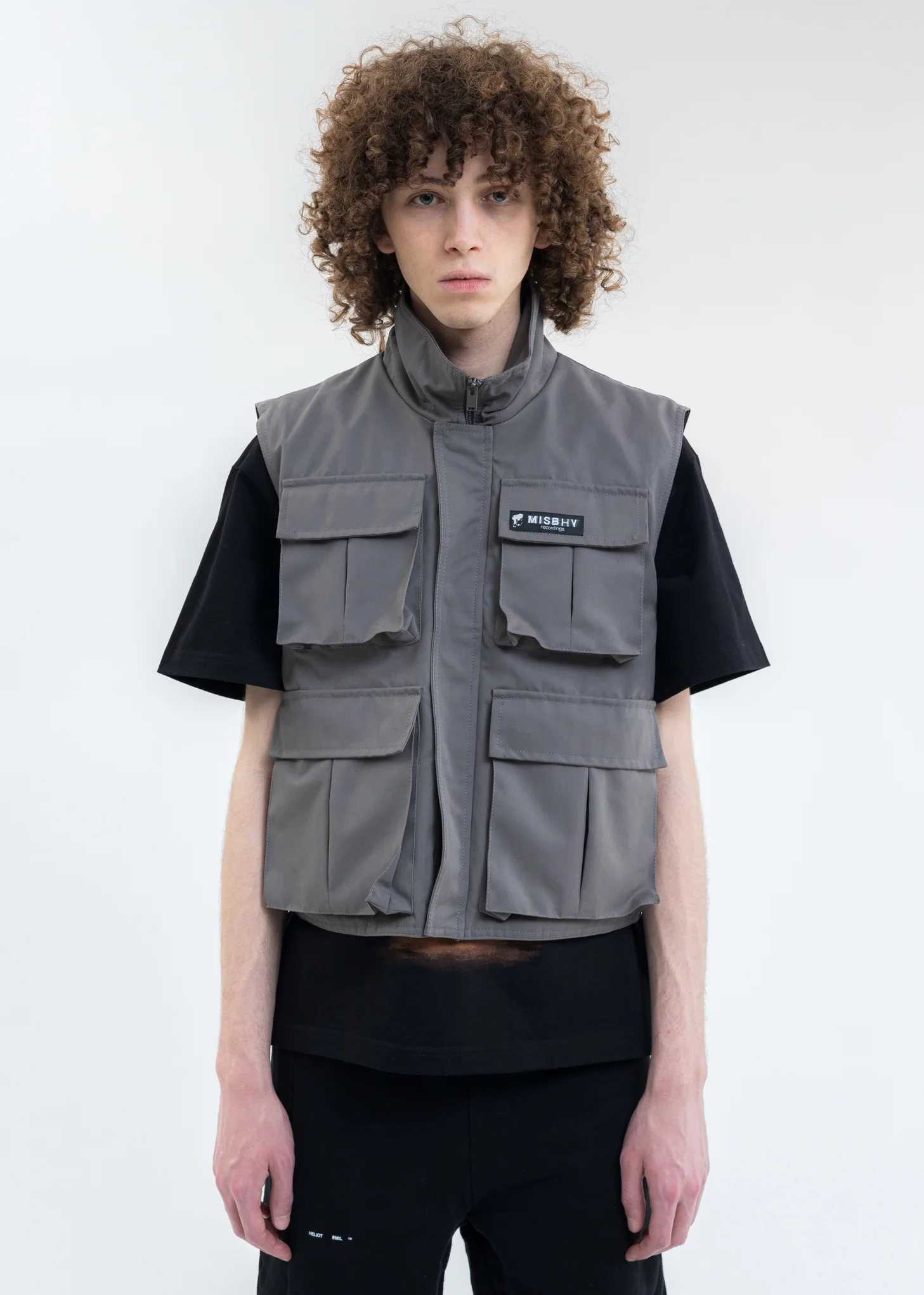 Grey Nylon Field Vest