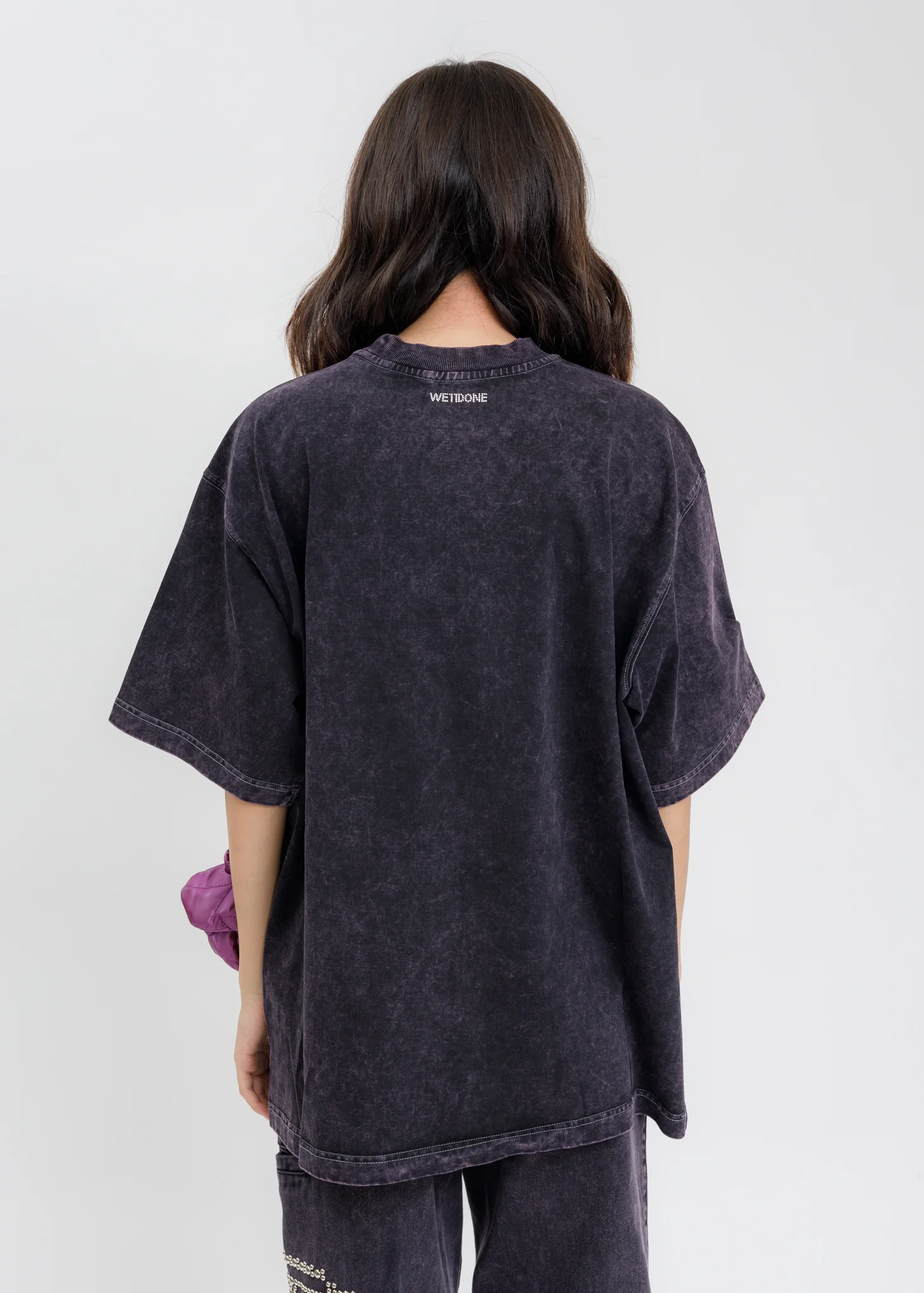 Grey Oversize Cargo Pocket T-Shirt - Image 4