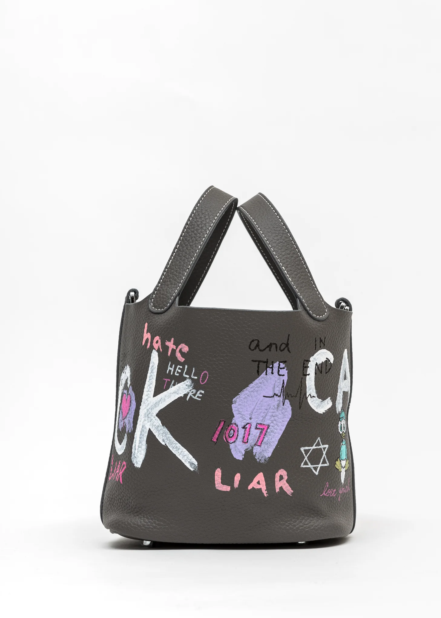 Grey Paint Cube Bag (Small)- Preorder - Image 2