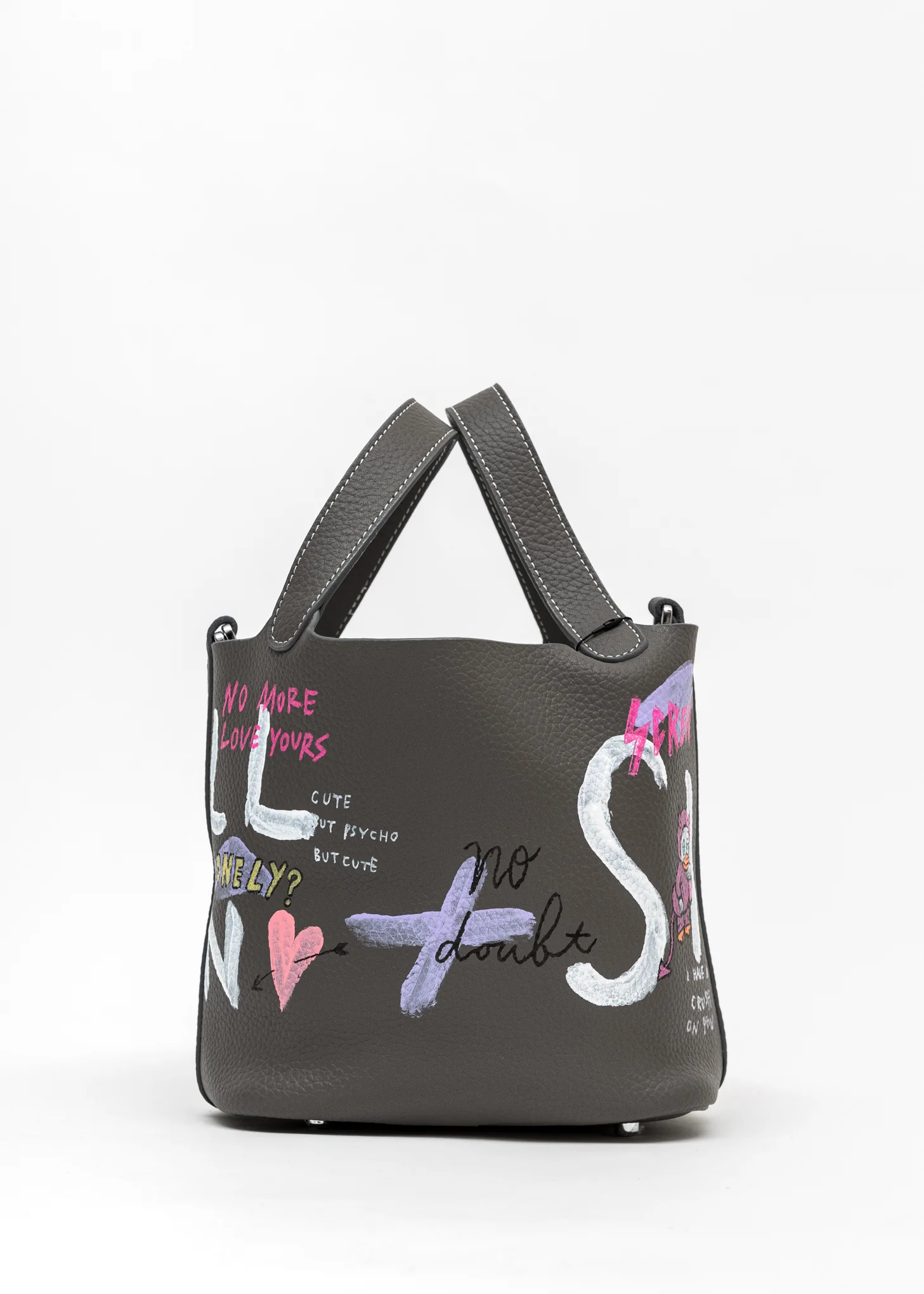 Grey Paint Cube Bag (Small)- Preorder - Image 3