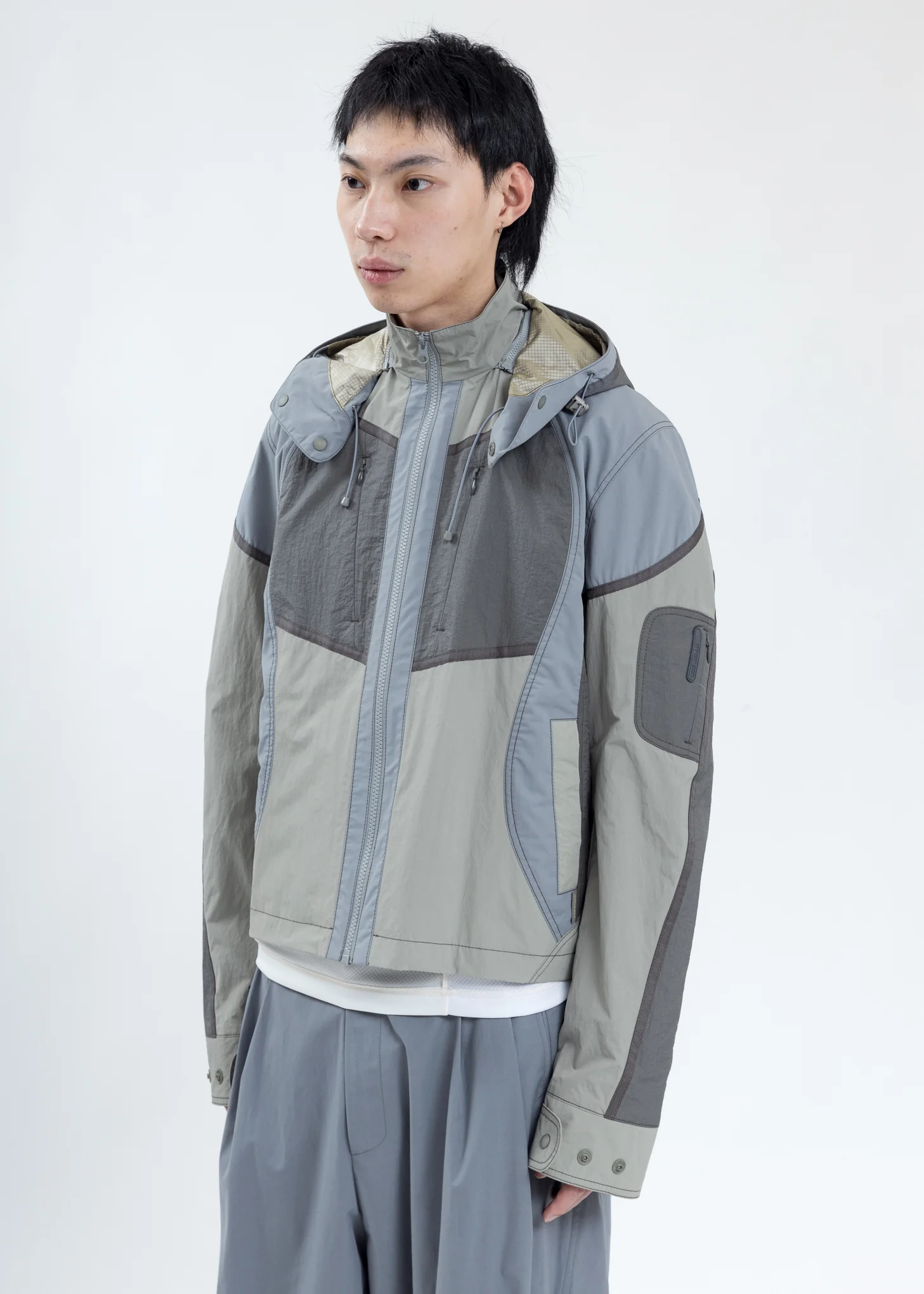 Grey Paneled Jacket - Image 4