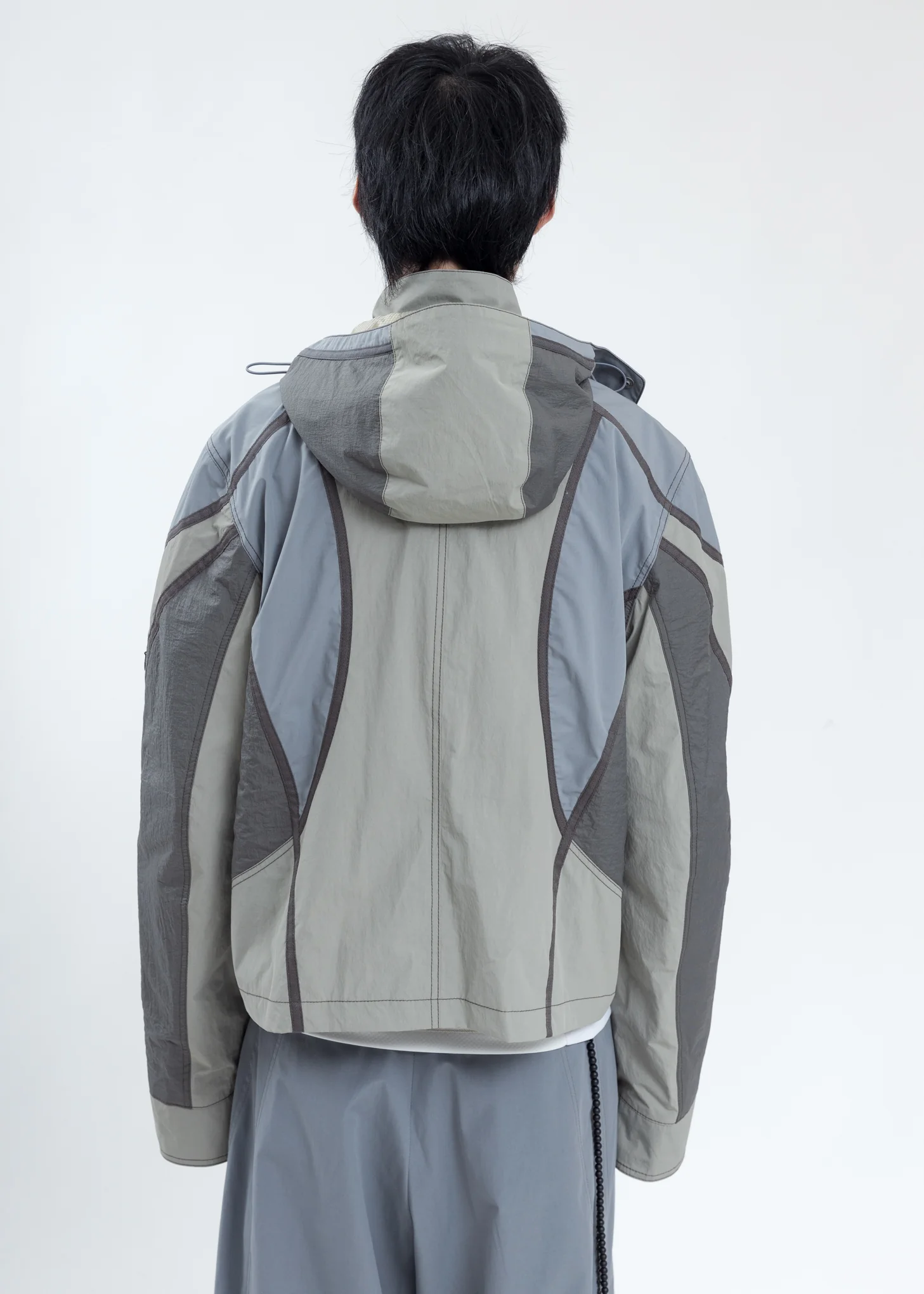 Grey Paneled Jacket - Image 5