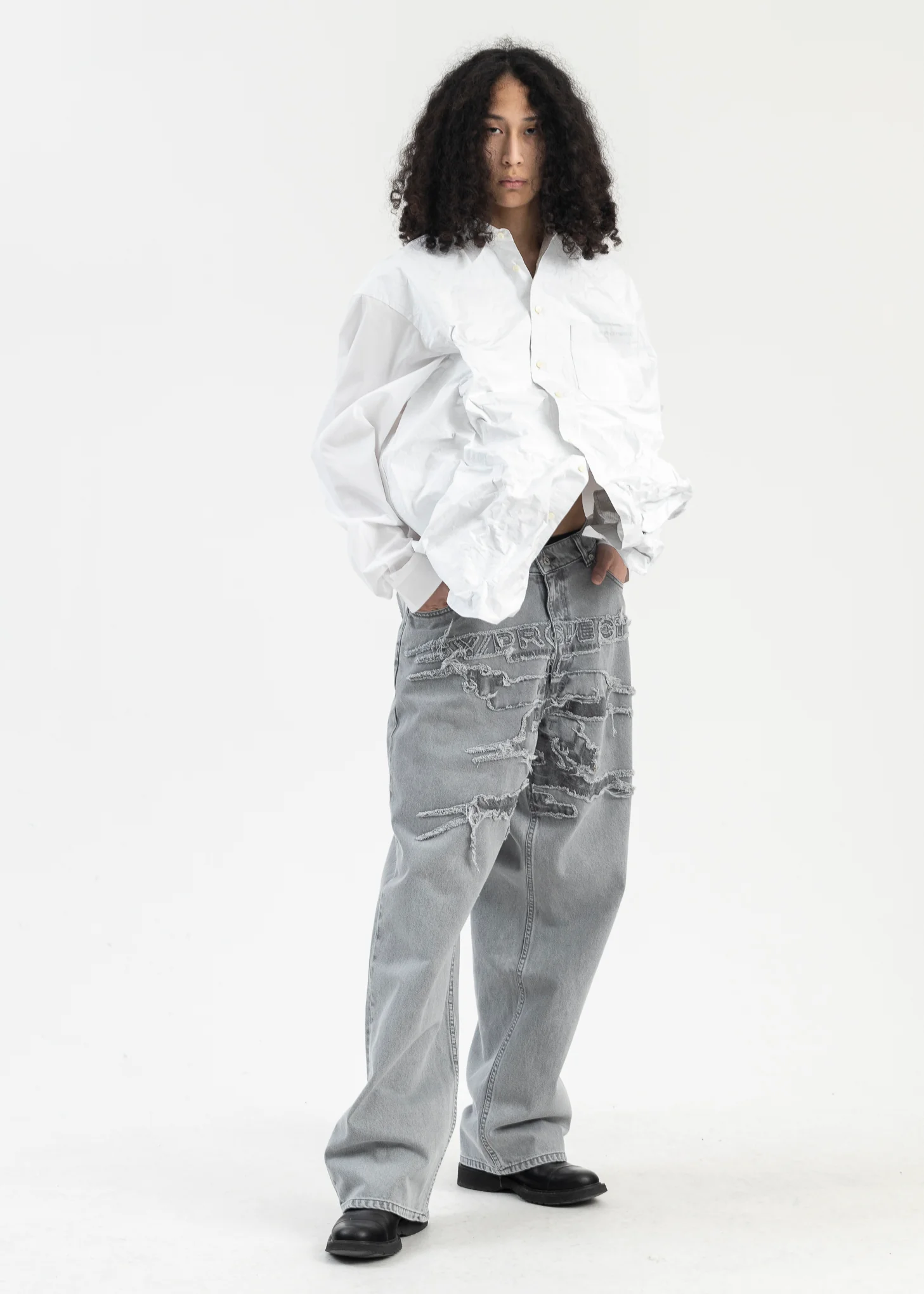 GREY PARIS' BEST PATCH JEANS - Image 6