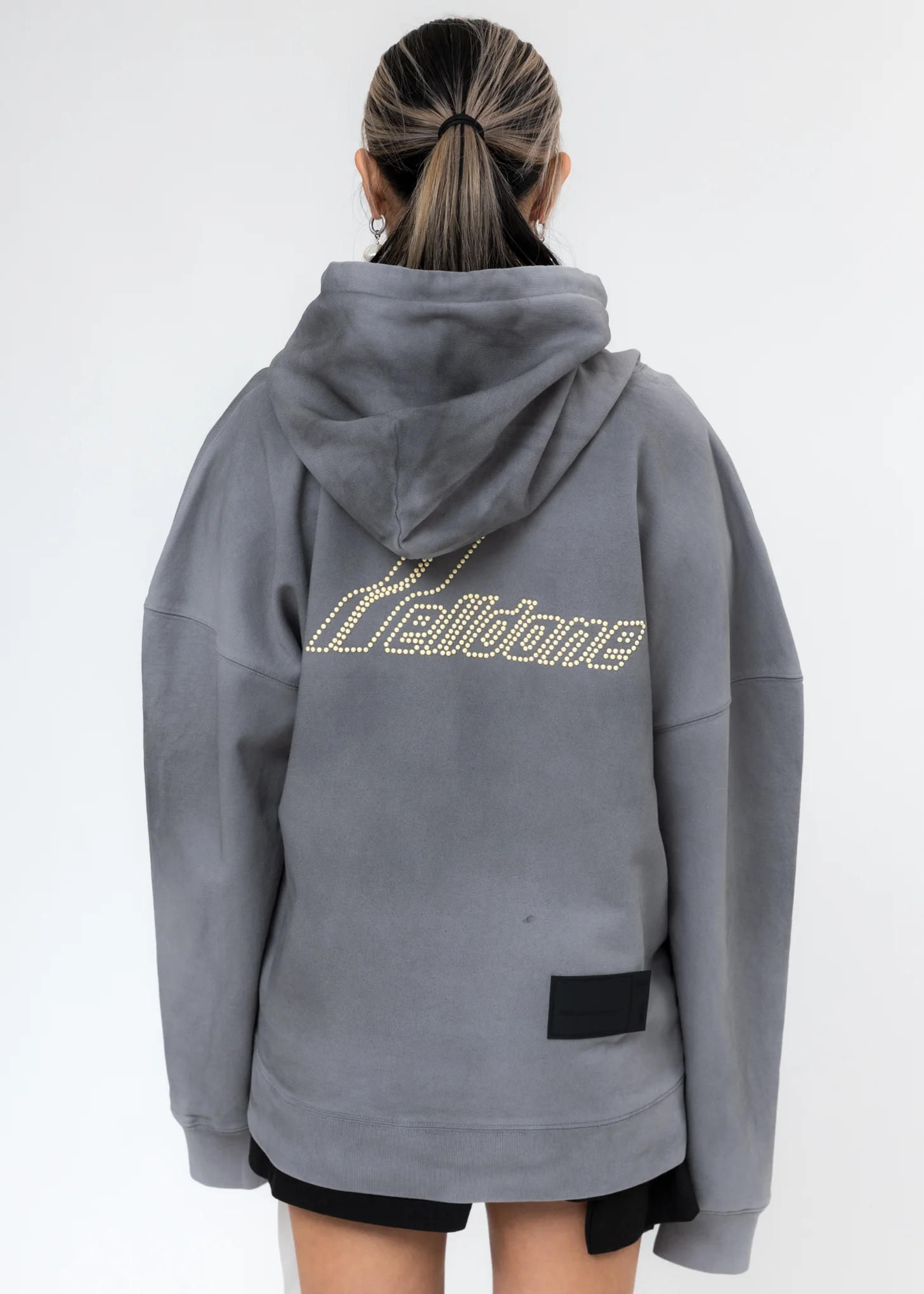 Grey Pearl Logo Hoodie - Image 2