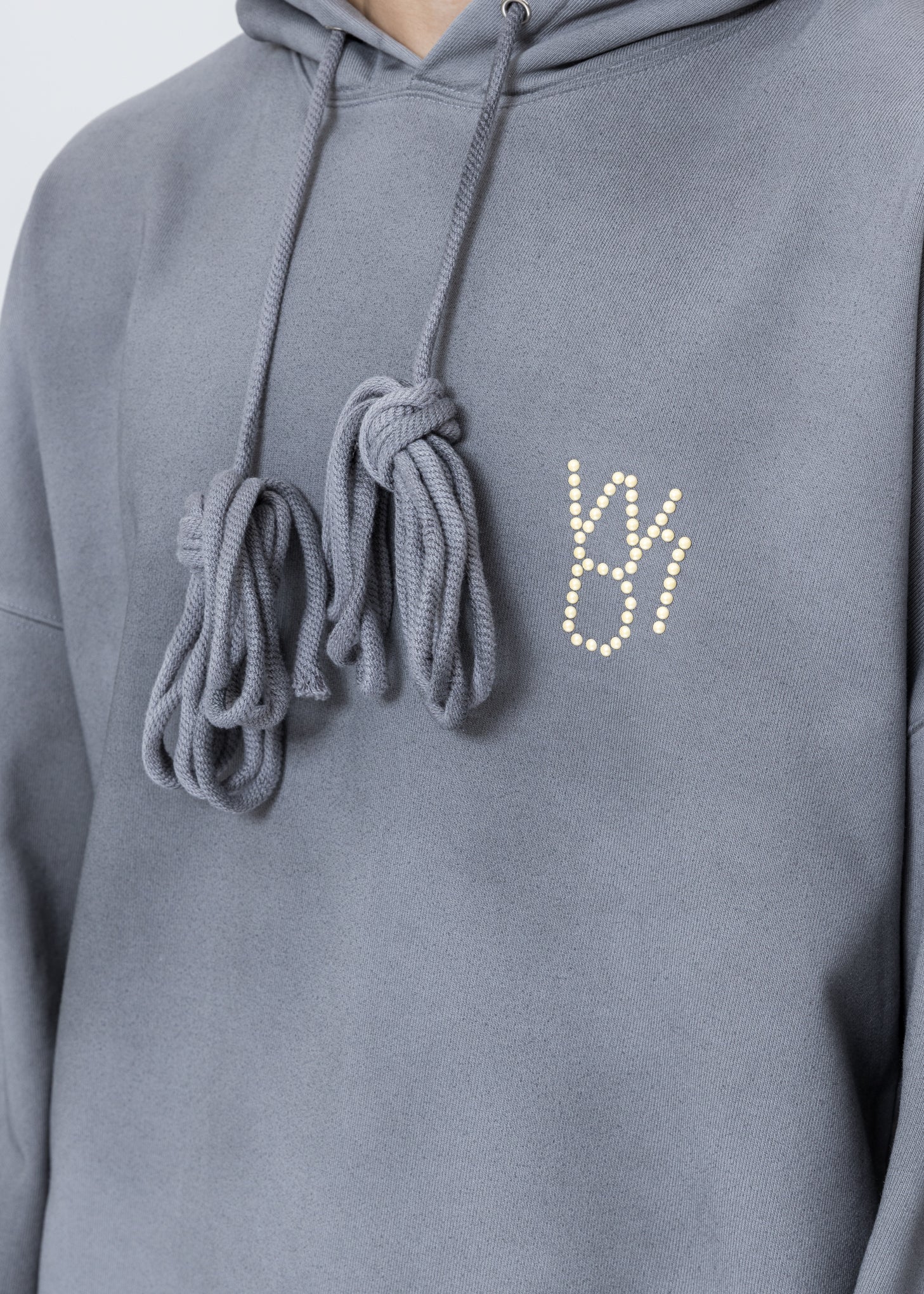 Grey Pearl Logo Hoodie - Image 5