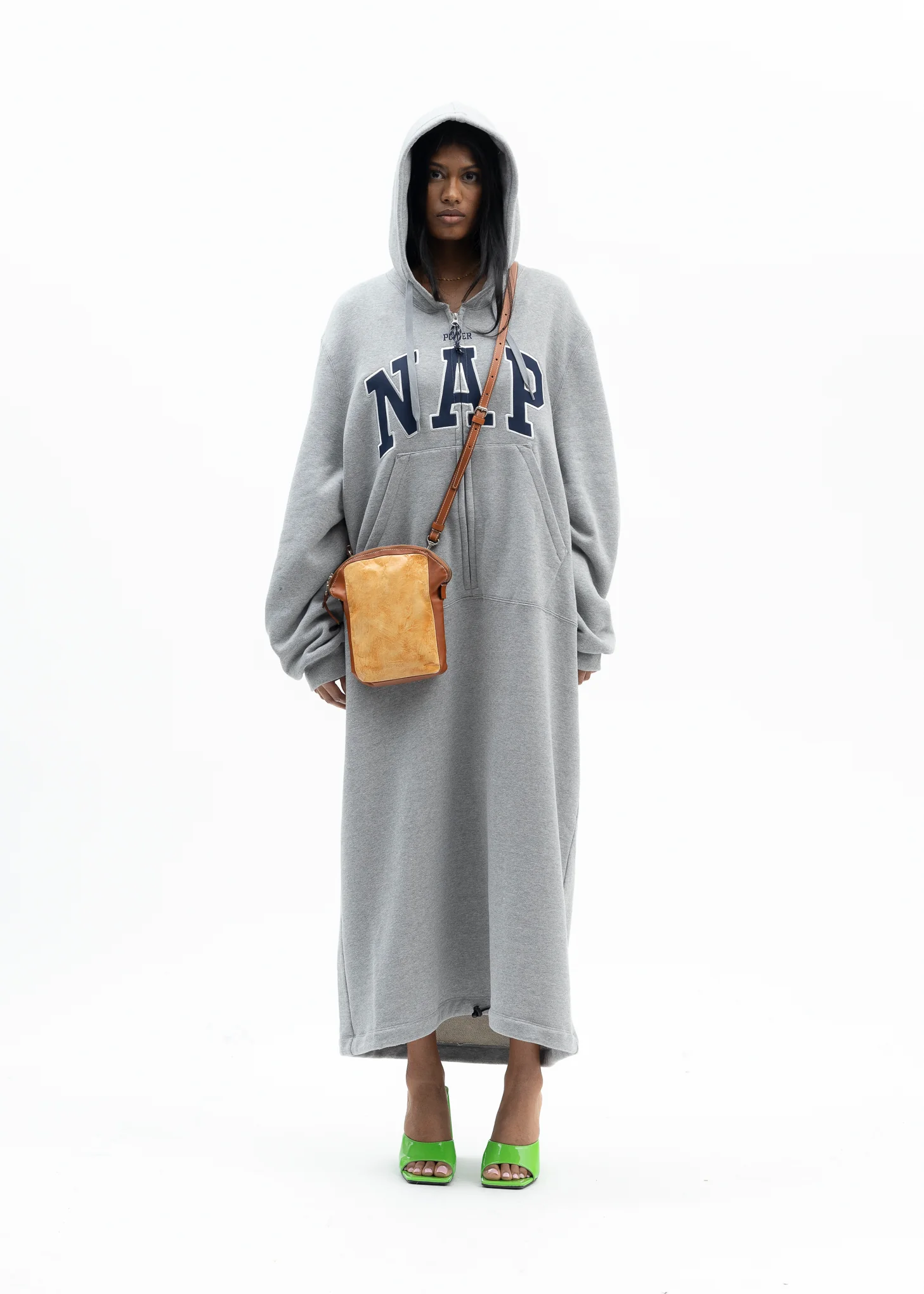 GREY POWER NAP HOODIE - Image 6