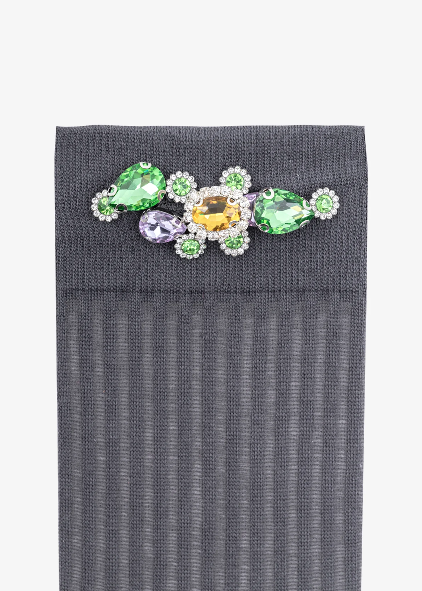 Grey Rainbow Crystal Socks - Image 2