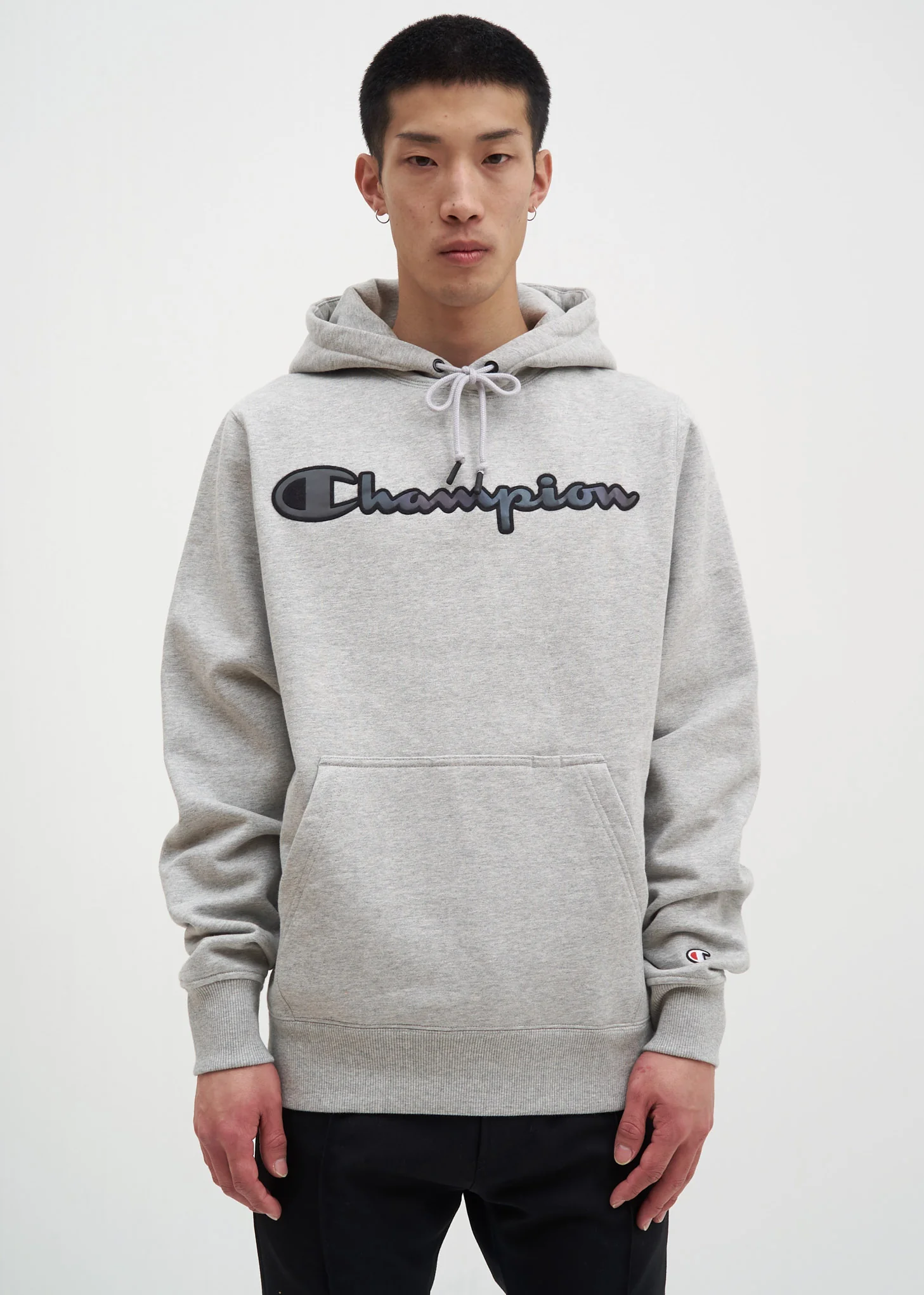 Grey Rainbow Logo Hoodie