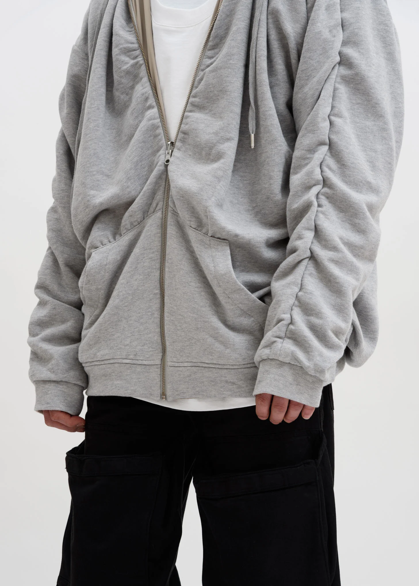 Grey Reversible Hoodie - Image 4