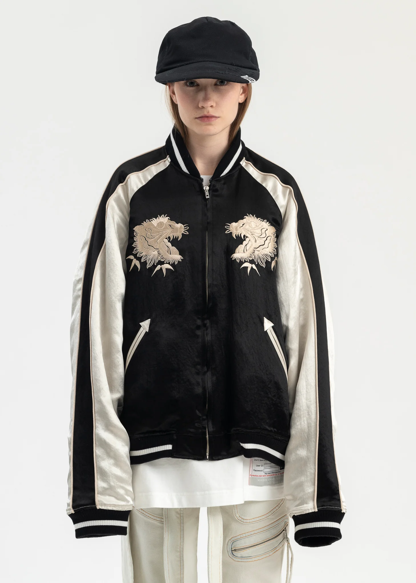 GREY REVERSIBLE SOUVENIR JACKET