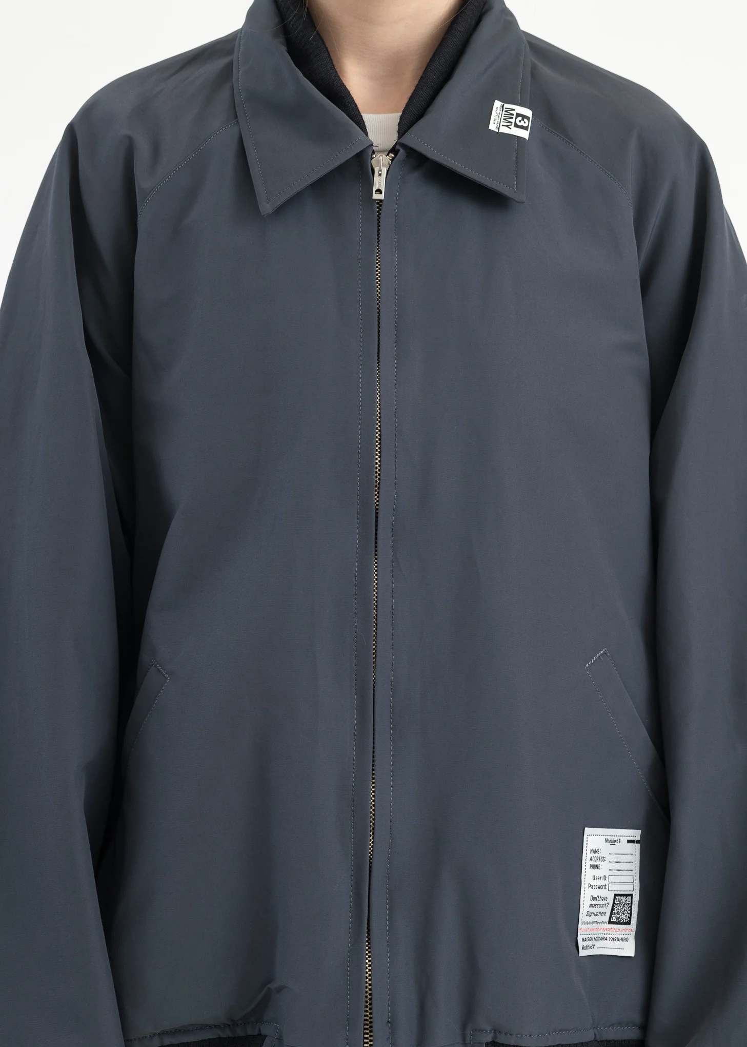 GREY REVERSIBLE SOUVENIR JACKET - Image 10