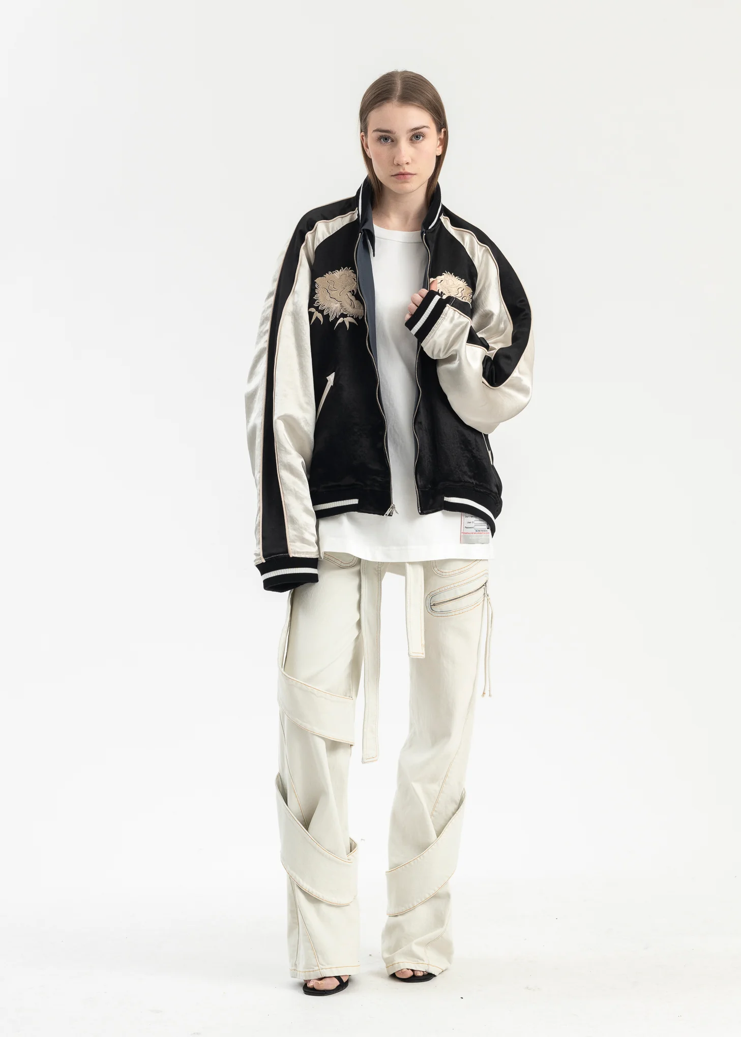 GREY REVERSIBLE SOUVENIR JACKET - Image 6
