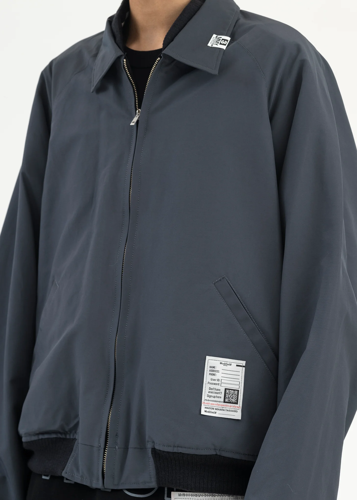 GREY REVERSIBLE SOUVENIR JACKET - Image 6