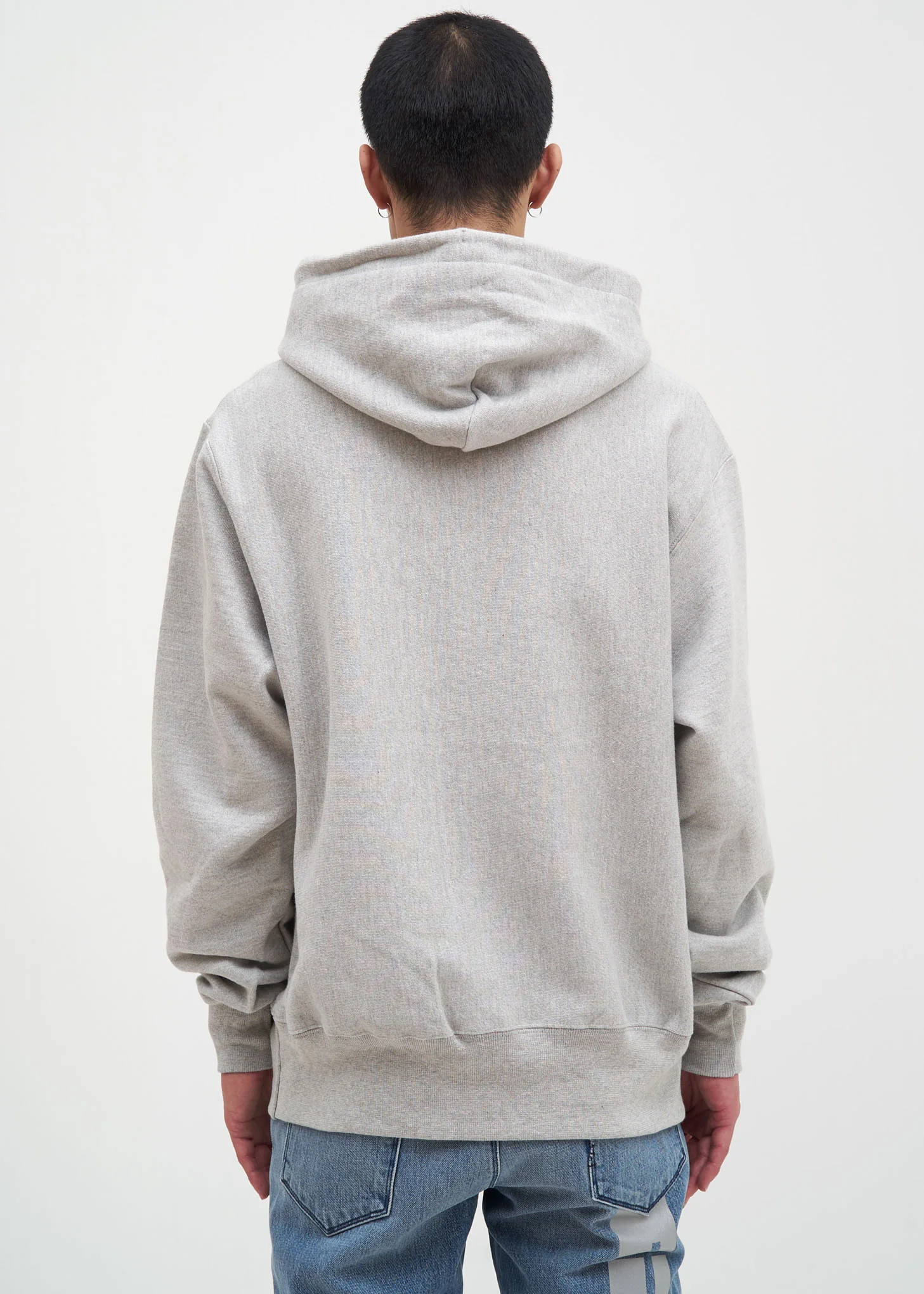 Grey RW Fleece Hoodie - Image 3