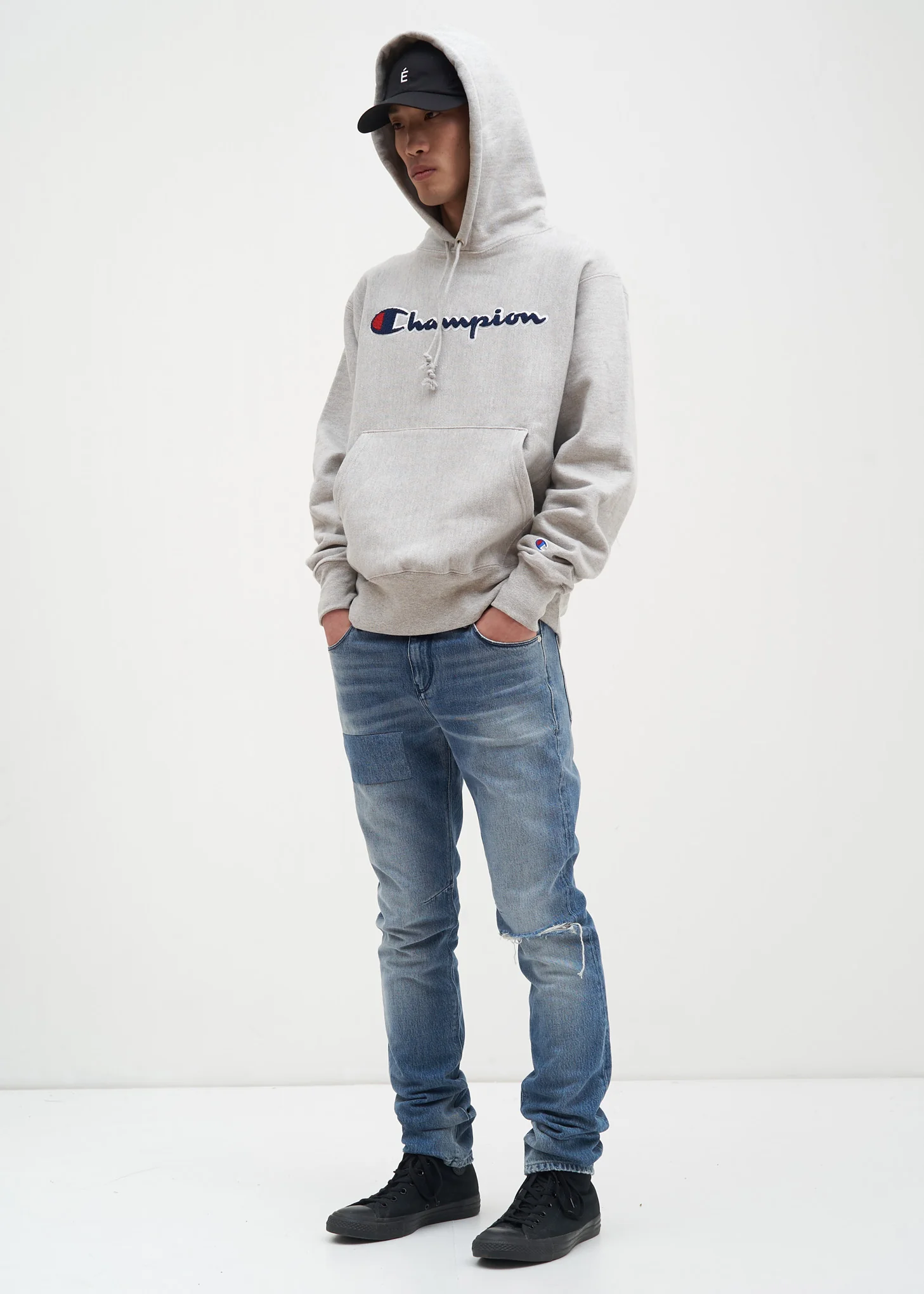 Grey RW Fleece Hoodie - Image 5