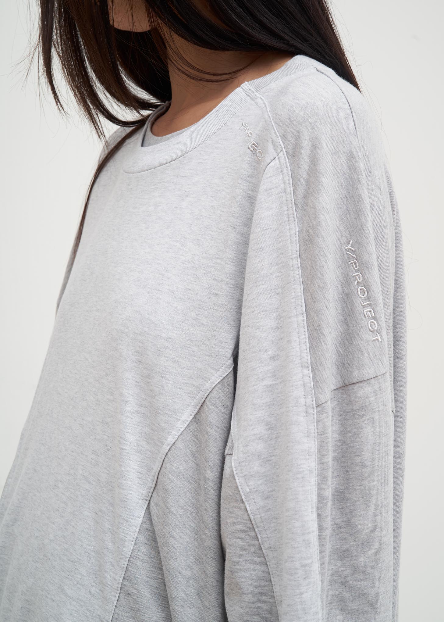 Grey Skinny Long Sleeve T-Shirt - Image 4