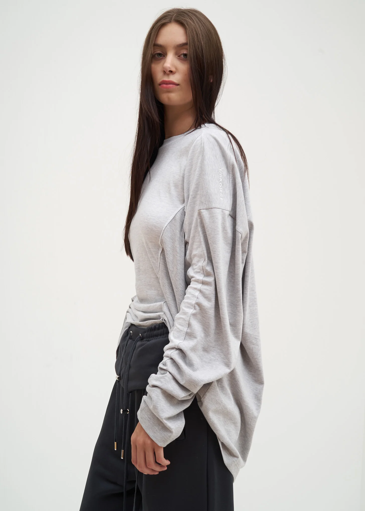 Grey Skinny Long Sleeve T-Shirt - Image 5