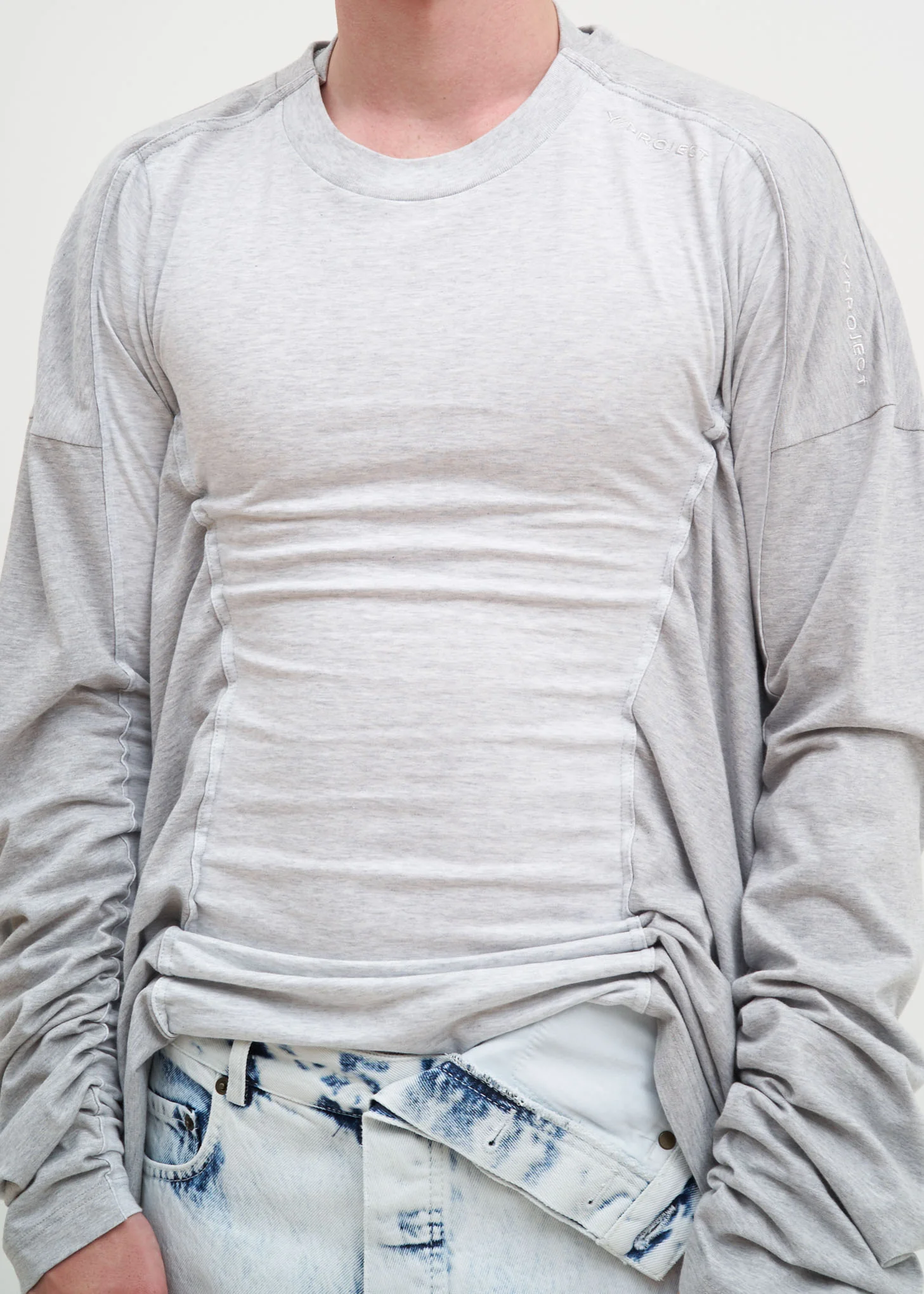 Grey Skinny Long Sleeve T-Shirt - Image 6