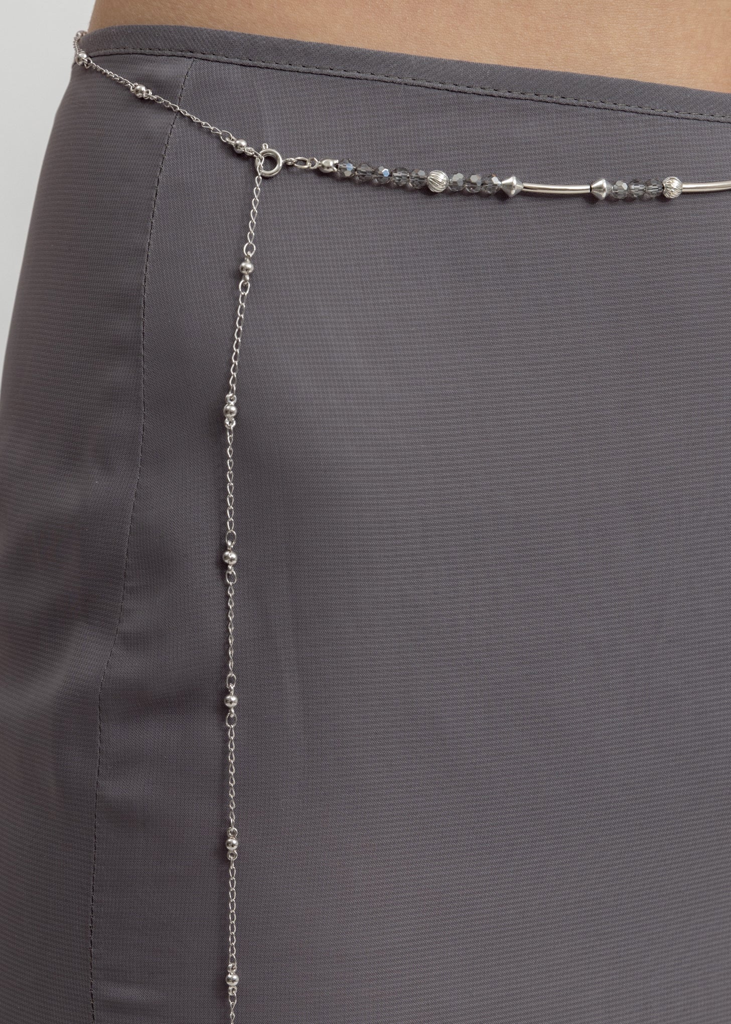 Grey Slip Skirt - Image 4