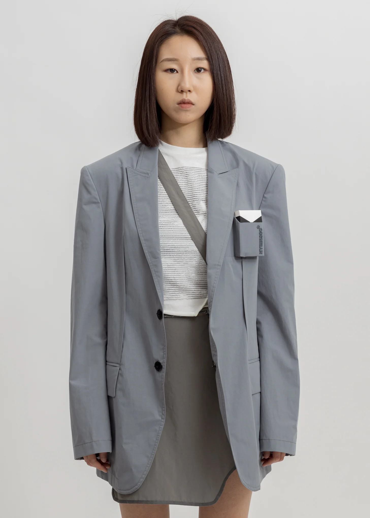 Grey Smoker's Jacket - Image 5