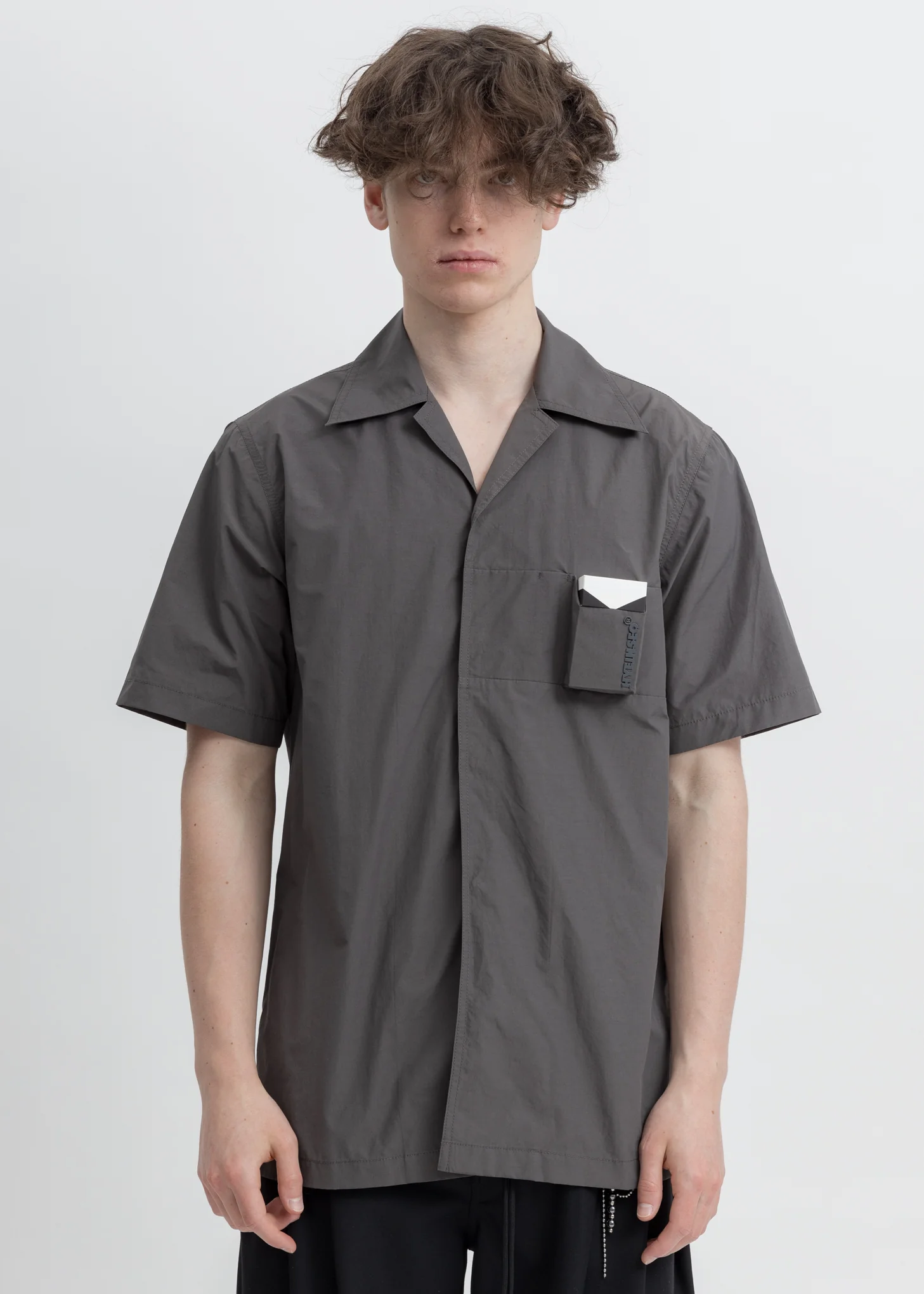 Grey Smoker's Shirt